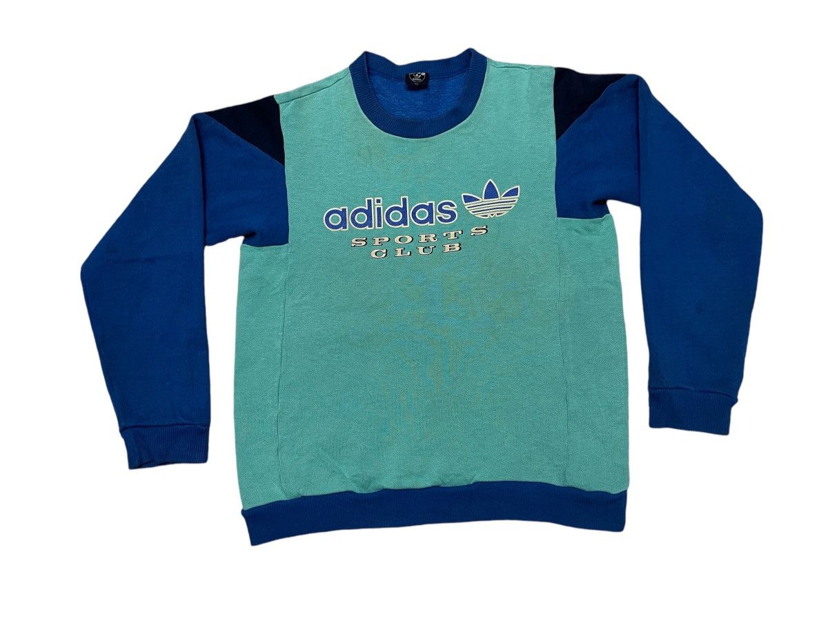 Adidas 80s ADIDAS CLUB COLOUR BLOCK RARE DESIGN Size US S / EU 44-46 / 1 - 1 Thumbnail