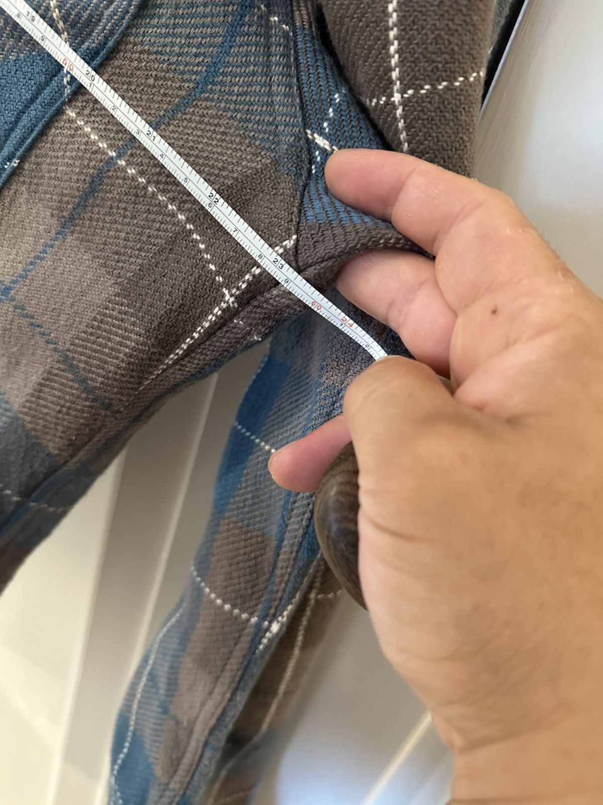 Tenderloin Tenderloin - Wool Check Overshirt - Size M - Japan flannel Size US M / EU 48-50 / 2 - 3 Thumbnail