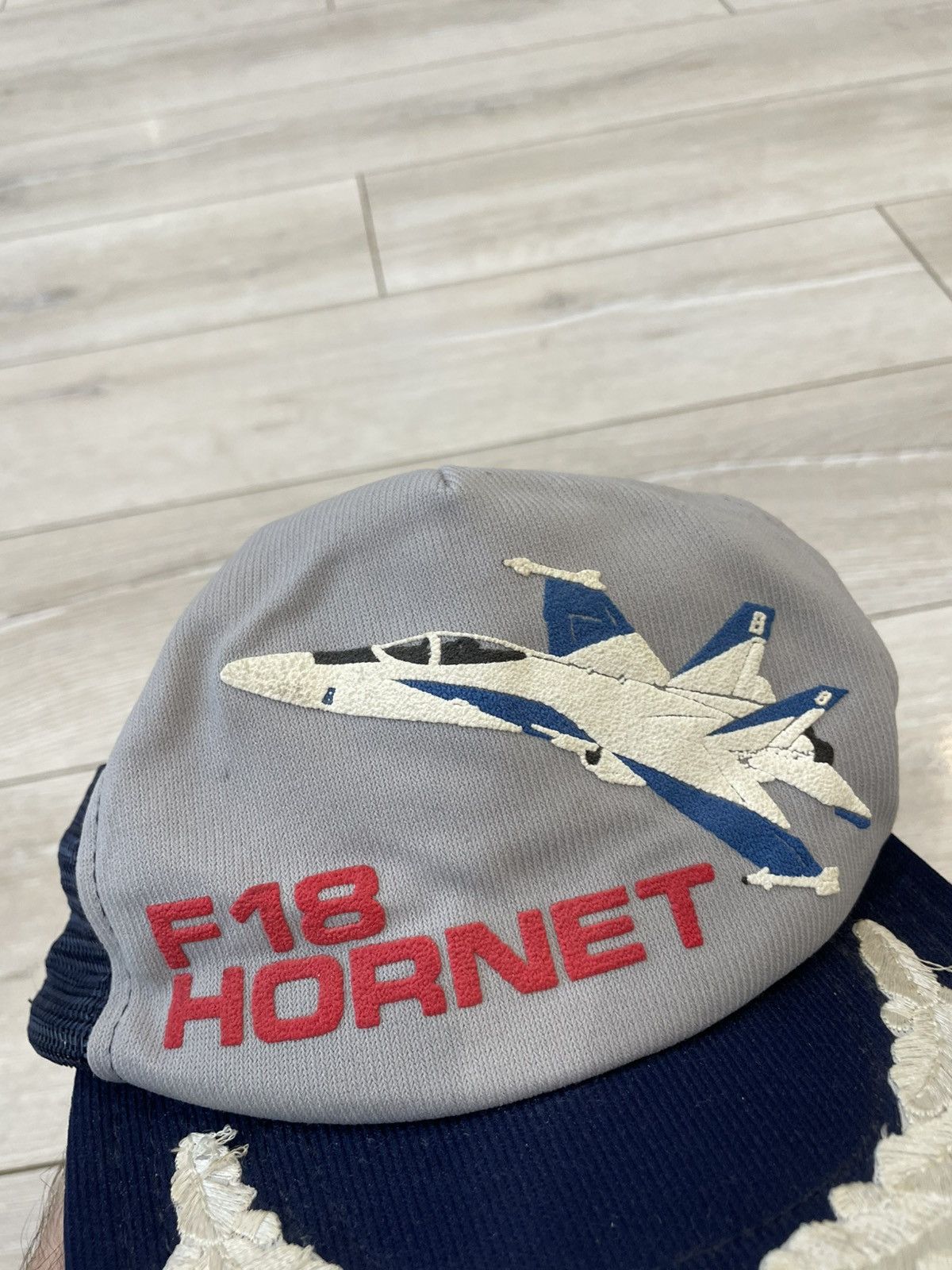 Avirex Vintage F-18 Hornet cap hat Made in USA Size ONE SIZE - 6 Thumbnail