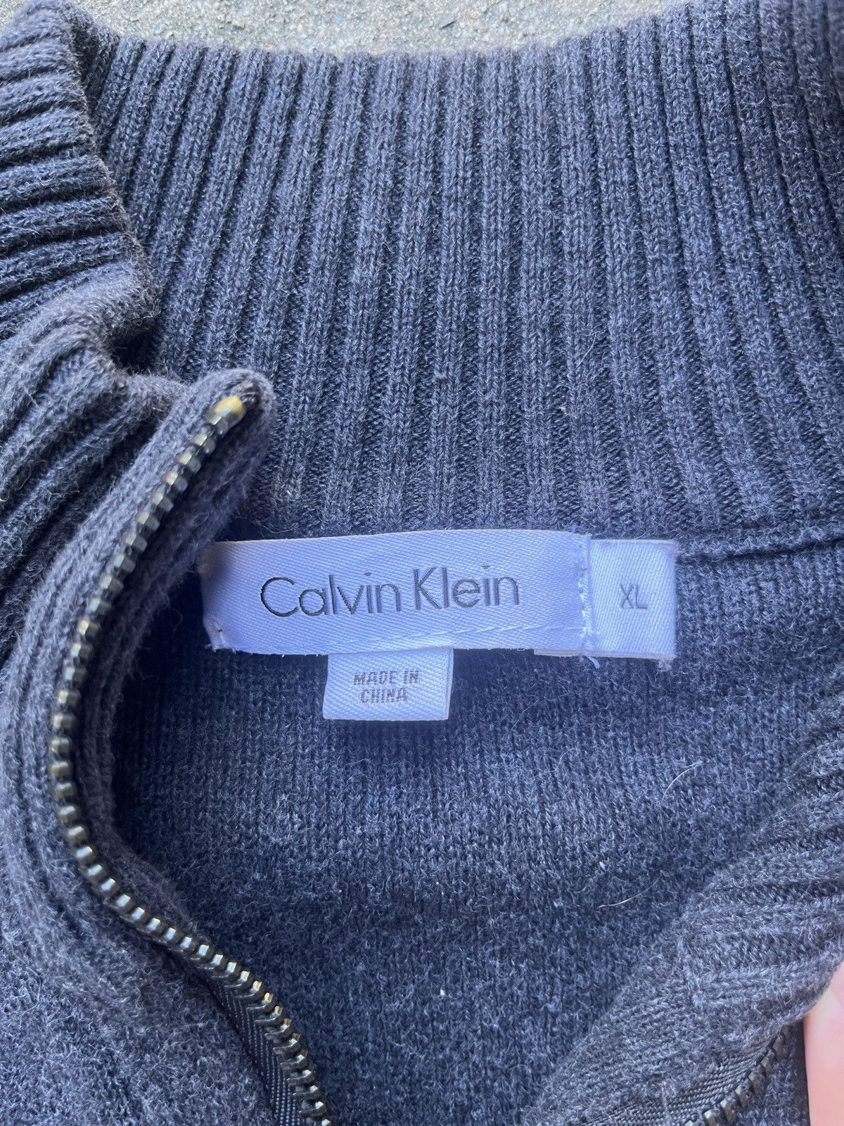 Calvin Klein Calvin Klein Vintage Zip Knitted Cardigan Size US M / EU 48-50 / 2 - 3 Thumbnail