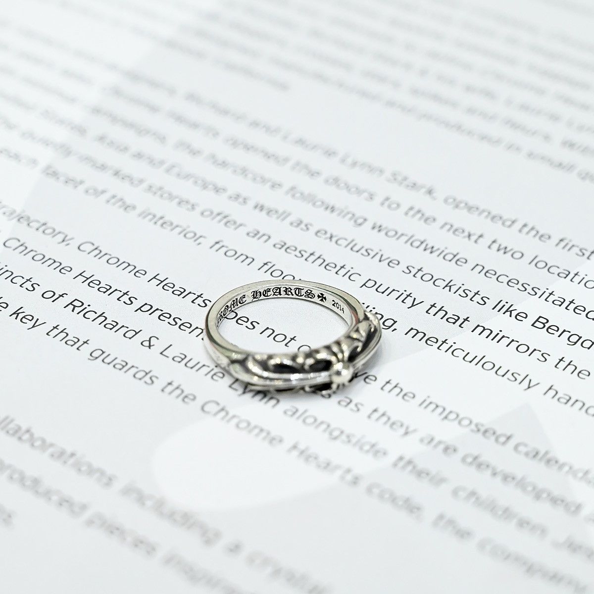Chrome Hearts CHROME HEARTS BABY CLASSIC FLORAL RING SILVER Size ONE SIZE - 3 Thumbnail