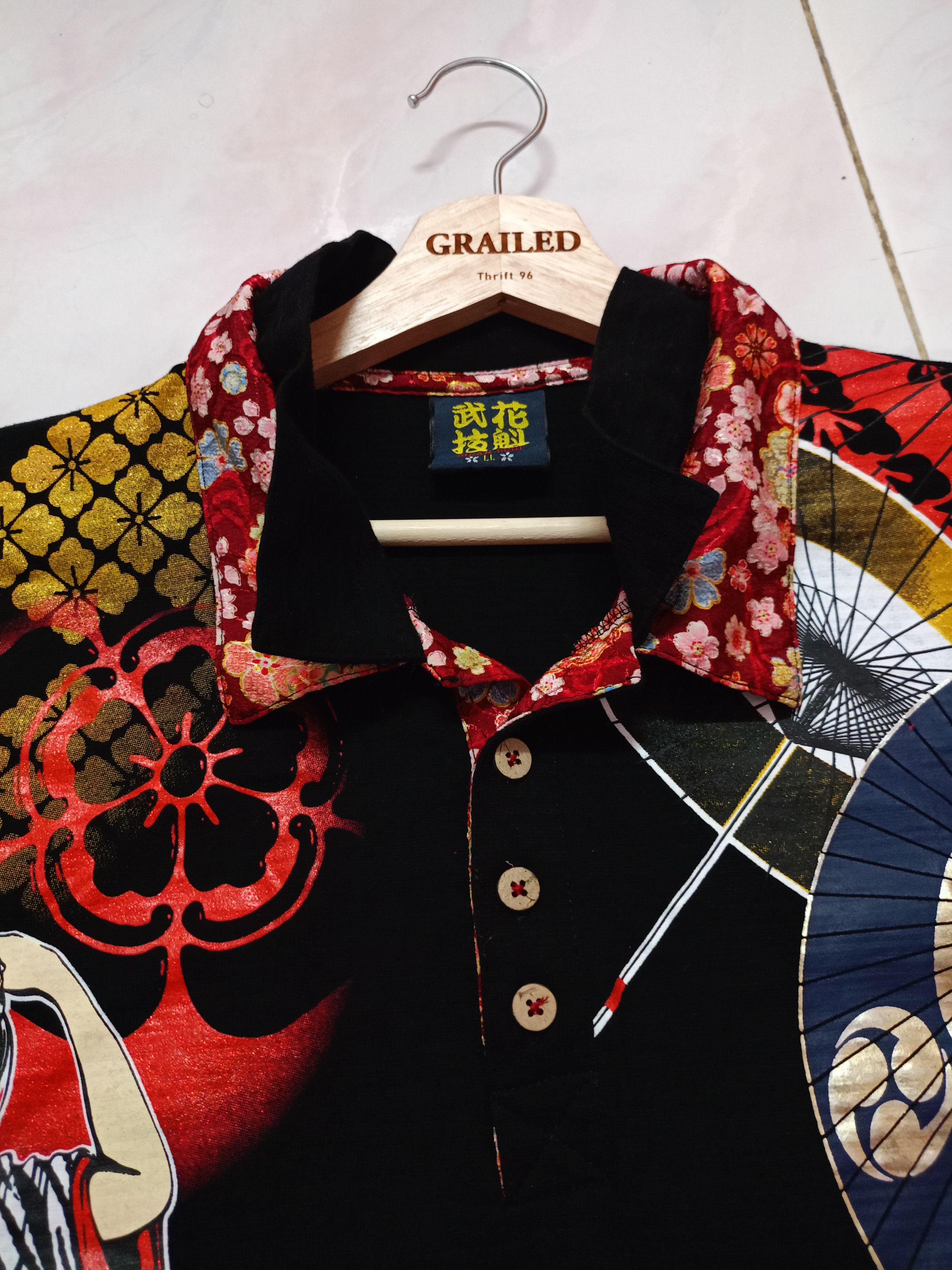 Japanese Brand 💥 polo Double koler sukajan X vintage Japan💥 Size US L / EU 52-54 / 3 - 4 Thumbnail