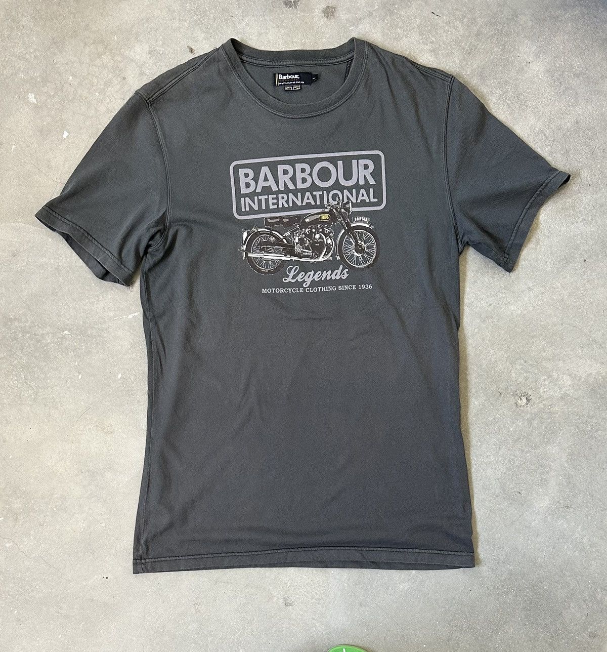 Barbour VINTAGE BARBOUR INTERNATIONAL MOTORCYCLE CLOTHING TEE Size US M / EU 48-50 / 2 - 1 Thumbnail