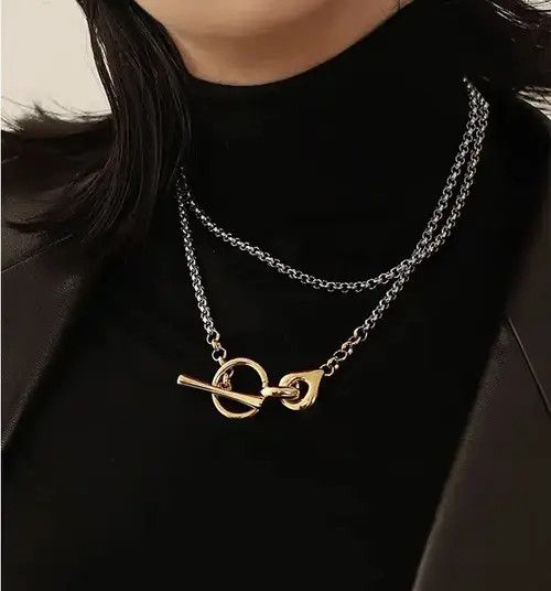 Jewelry Mixed Colour OT Clasp Collar Necklaces Size ONE SIZE - 1 Thumbnail
