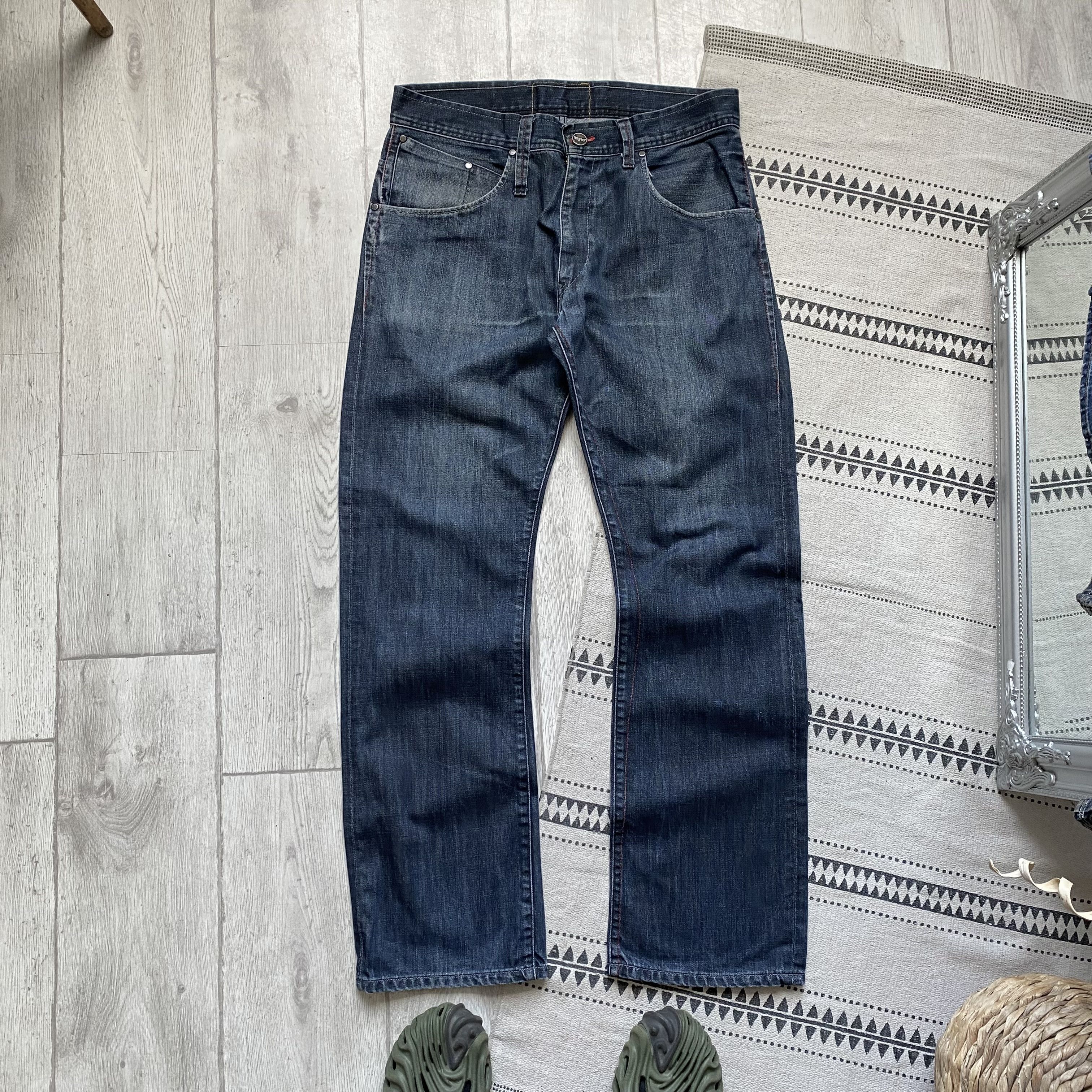 Levi's Vintage Clothing 👖 Vintage Faded Levis jeans denim pants Engineered Size US 34 / EU 50 - 2 Thumbnail