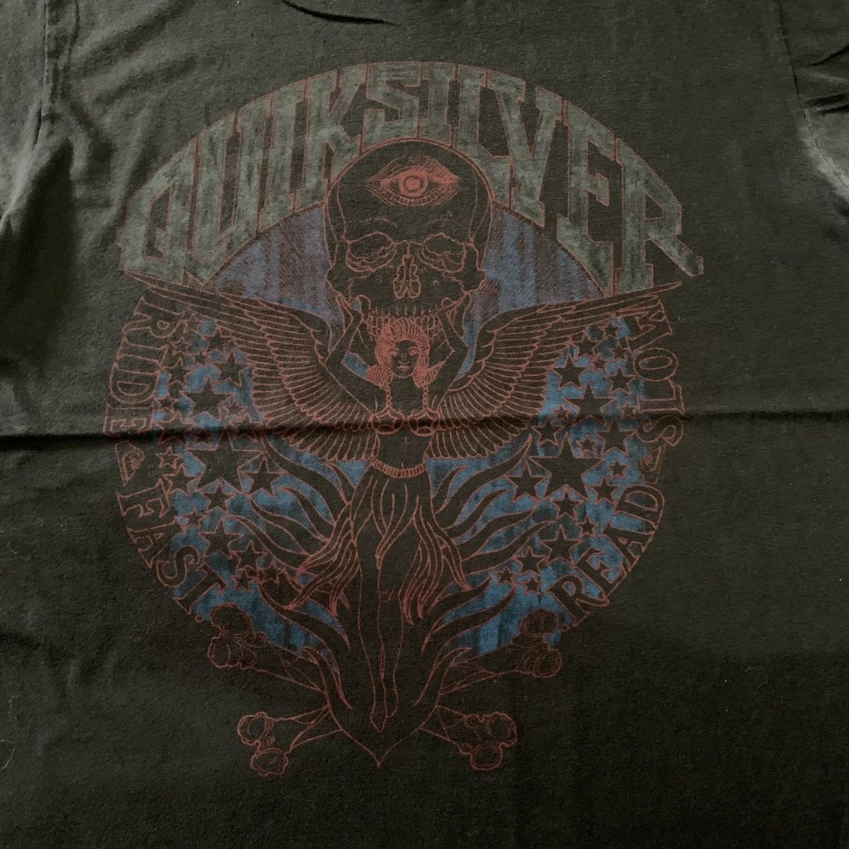 Quiksilver × Vintage Vintage Quiksilver Ride Fast Read Slow Size US M / EU 48-50 / 2 - 2 Thumbnail
