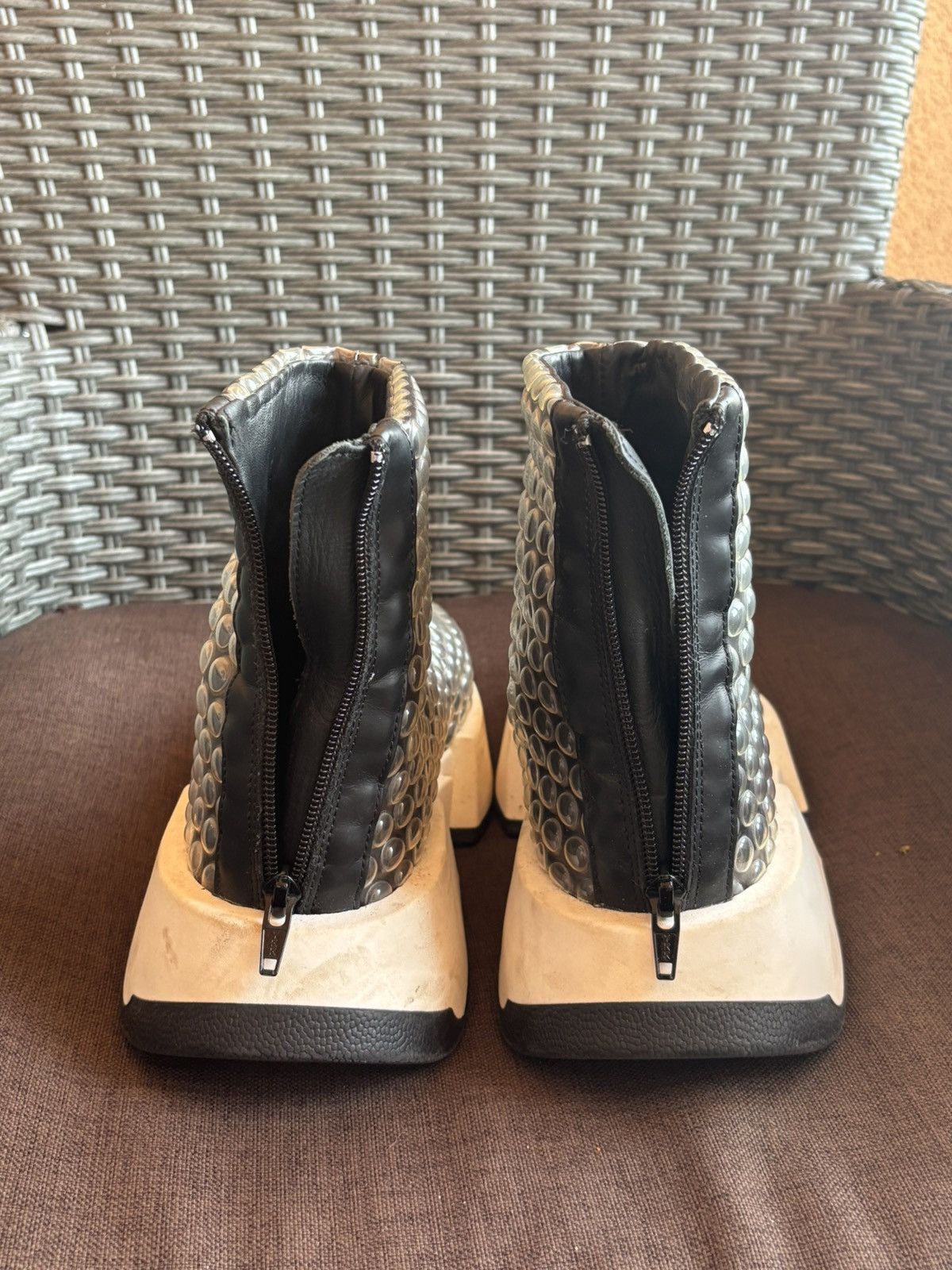 Maison Margiela MM6 Maison Margiela, bubble wrap ankle boots Size US 8 / IT 38 - 4 Thumbnail