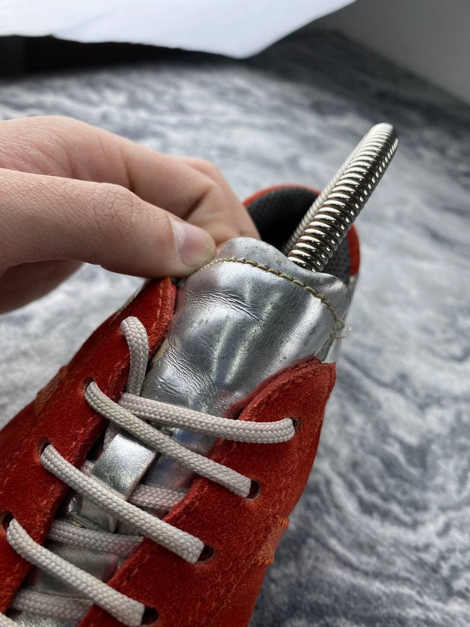Prada Prada Sport Suede Colorblock Pattern Athletic Sneakers Size US 9 / IT 39 - 11 Thumbnail