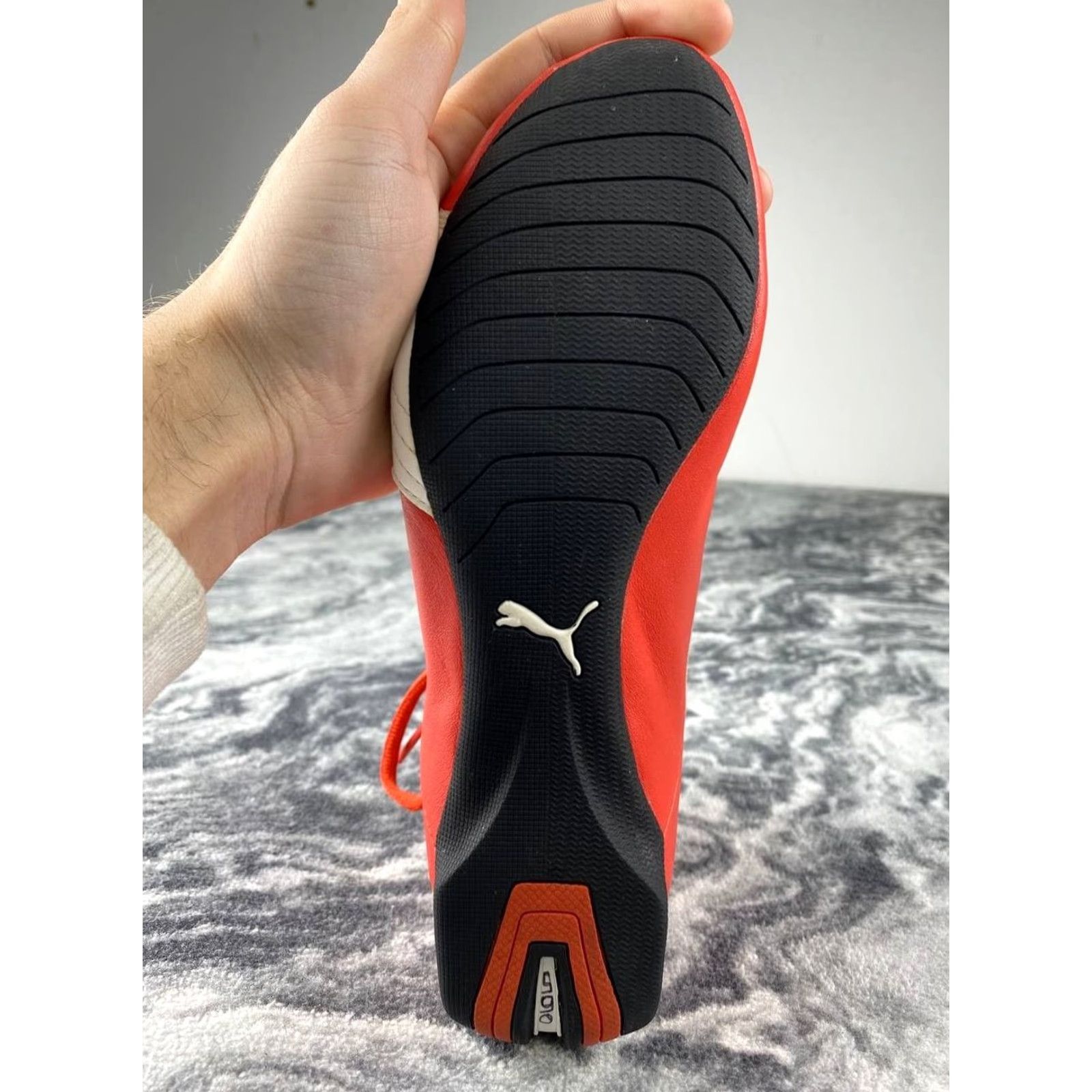 Puma VINTAGE PUMA Ferrari High Top Leather Sneakers Speedcat Y2K Women US 6 Red Sneaker Fashion Shoes Womens Budget Size M / US 6-8 / IT 42-44 - 6 Thumbnail