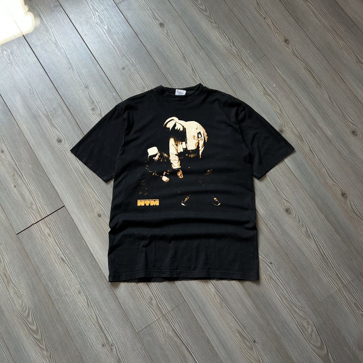 Rap Tees RARE 00’s Supreme NTM French Rap Vintage Tee Size US L / EU 52-54 / 3 - 1 Thumbnail