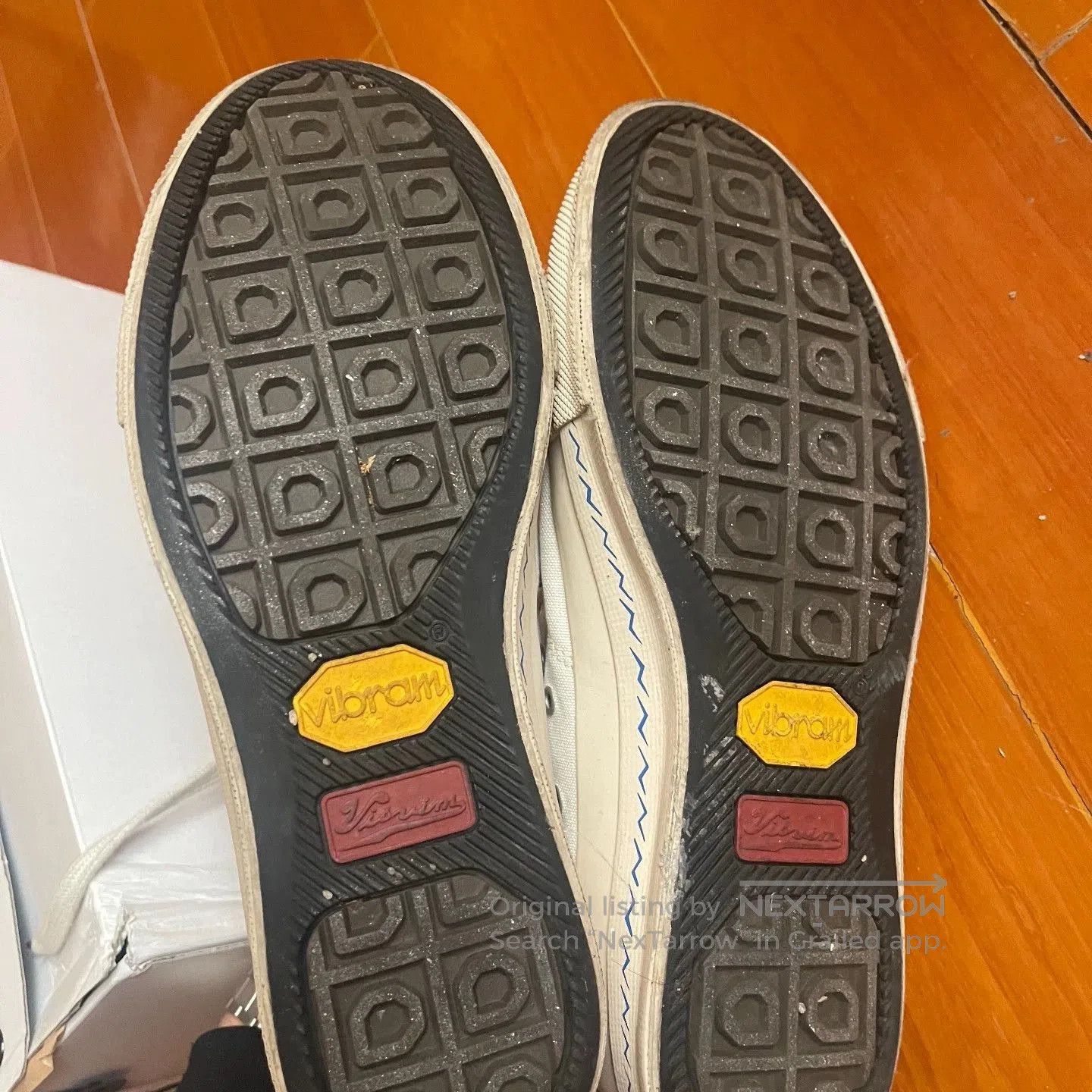 Visvim Beige High-Top Sneakers Size 8. Size US 8 / EU 41 - 7 Thumbnail