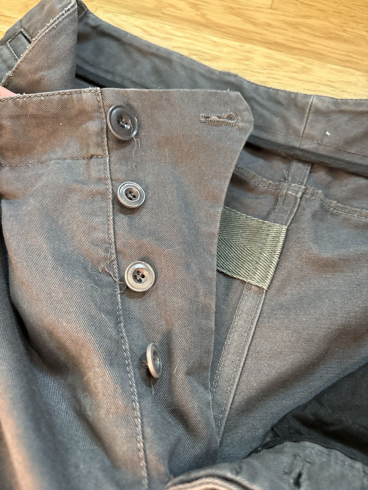 Lemaire Grey Lemaire Chino Twill Trousers Size US 33 - 4 Thumbnail
