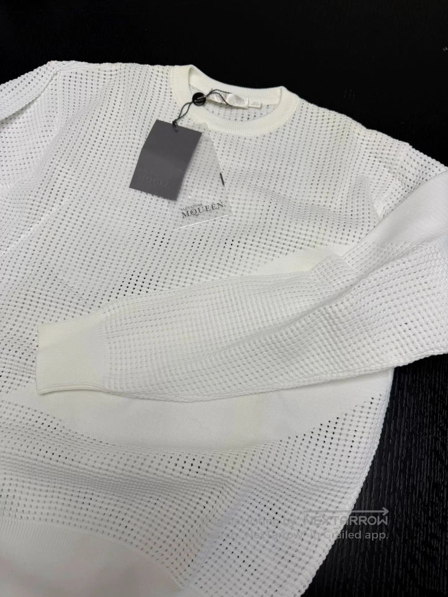 Alexander McQueen Alexander McQueen Openwork Knit Pullover. Size XS / US 0-2 / IT 36-38 - 5 Thumbnail