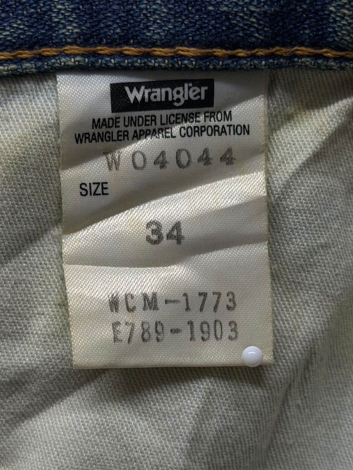 Wrangler Vintage Wrangler Japanese denim Jeans | Relaxed Straight W35 Size US 35 - 12 Thumbnail