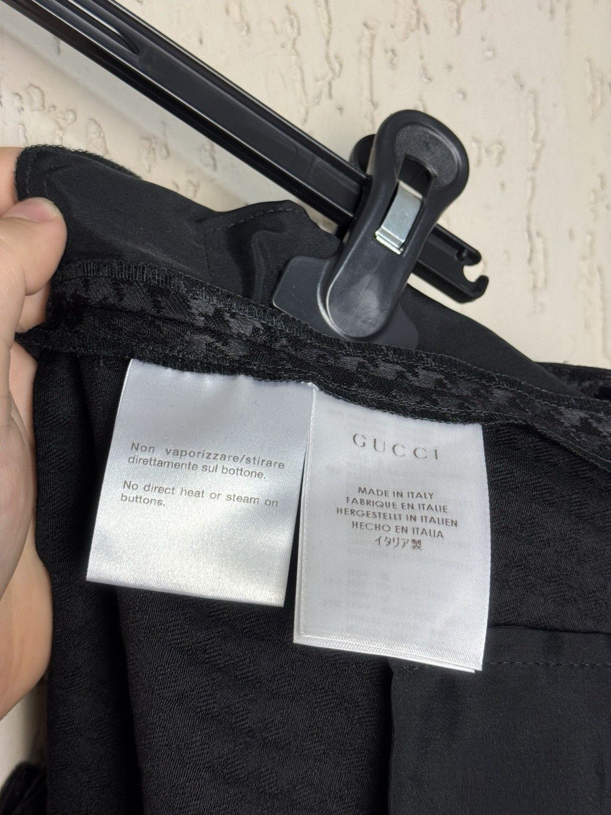 Gucci Gucci Womens Low Rise Slim Fit Dress Pants Authentic Wool Size 27" / US 4 / IT 40 - 6 Thumbnail