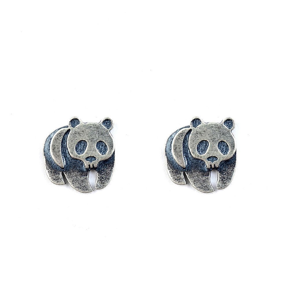 Jewelry Panda Matchless Earrings One Pairs Chrome Jewelry Size ONE SIZE - 5 Thumbnail