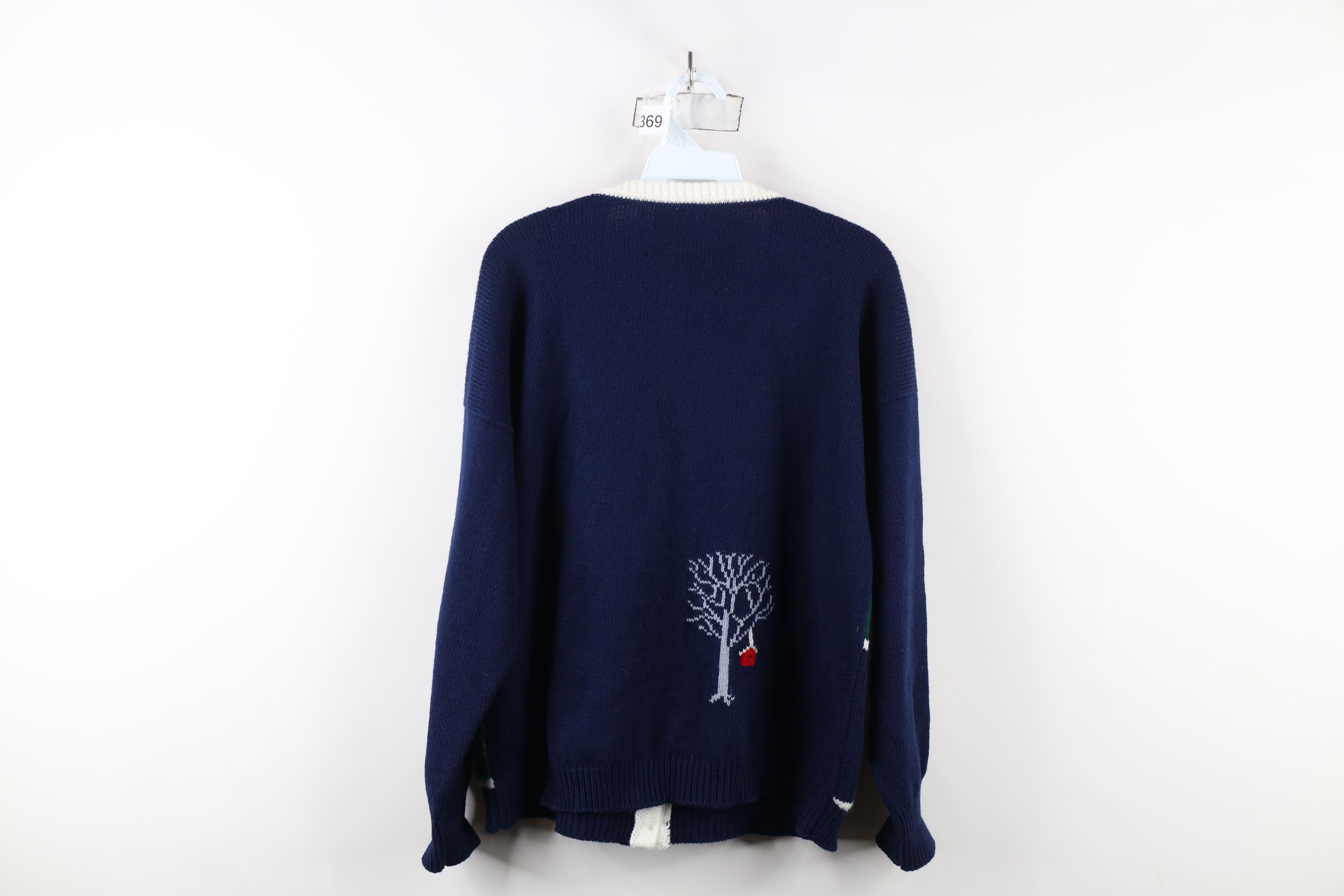 Vintage Vintage 90s Streetwear Christmas Winter Cardigan Sweater Size L / US 10 / IT 46 - 11 Thumbnail