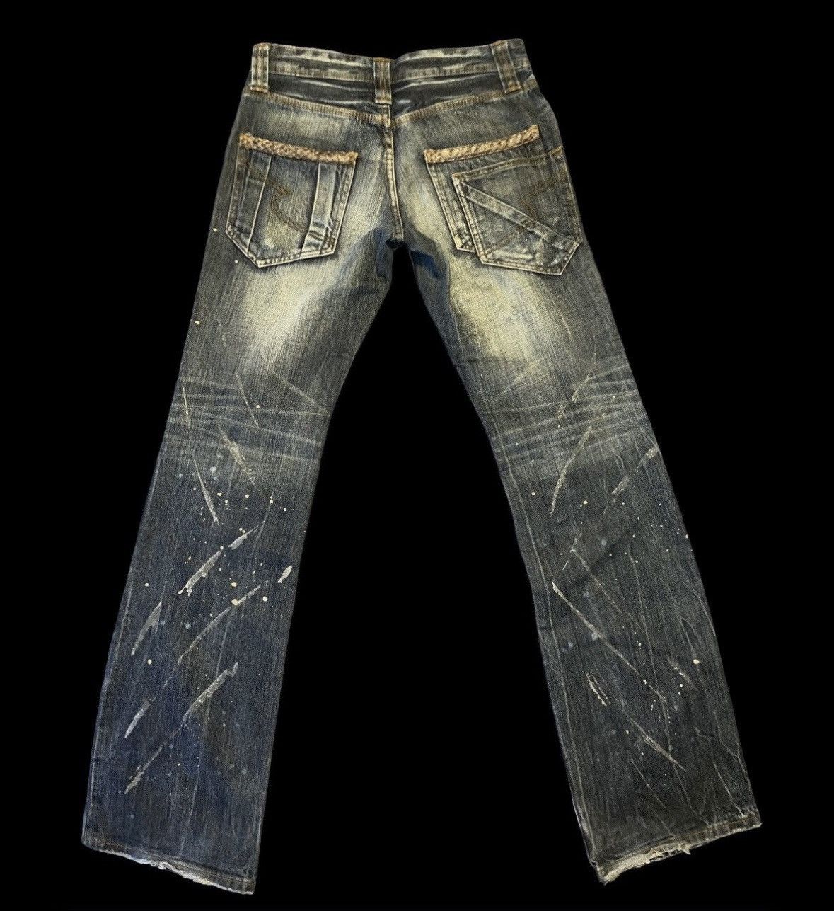 semanticdesign SEMANTIC DESIGN SNAKE SKIN DENIM JEANS Size US 30 / EU 46 - 2 Thumbnail