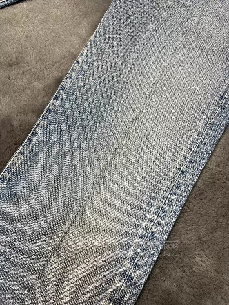 Celine CELINE Washed Blue Straight-Leg Flare Jeans i Size US 29 - 5 Thumbnail