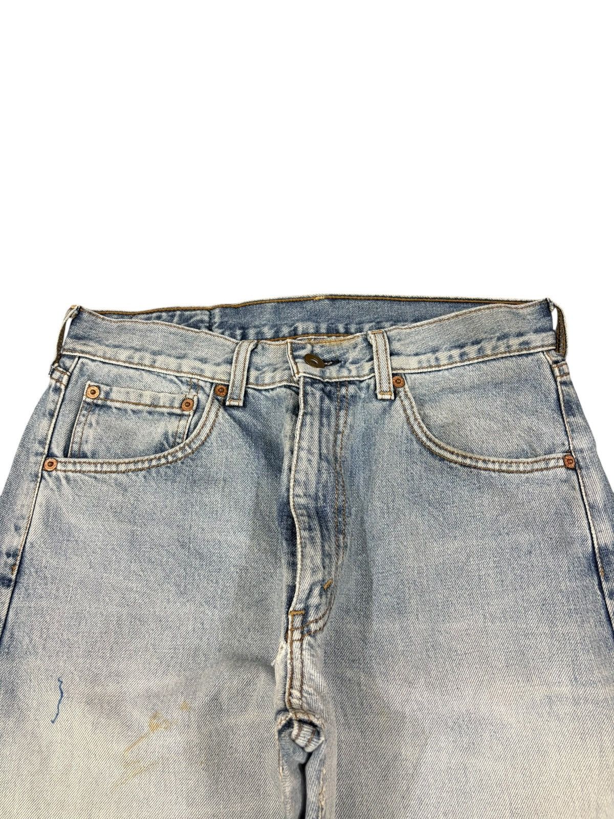 Levi's Vintage 90s Levis 503 Selvedge Faded Baggy Jeans Size US 29 - 5 Thumbnail
