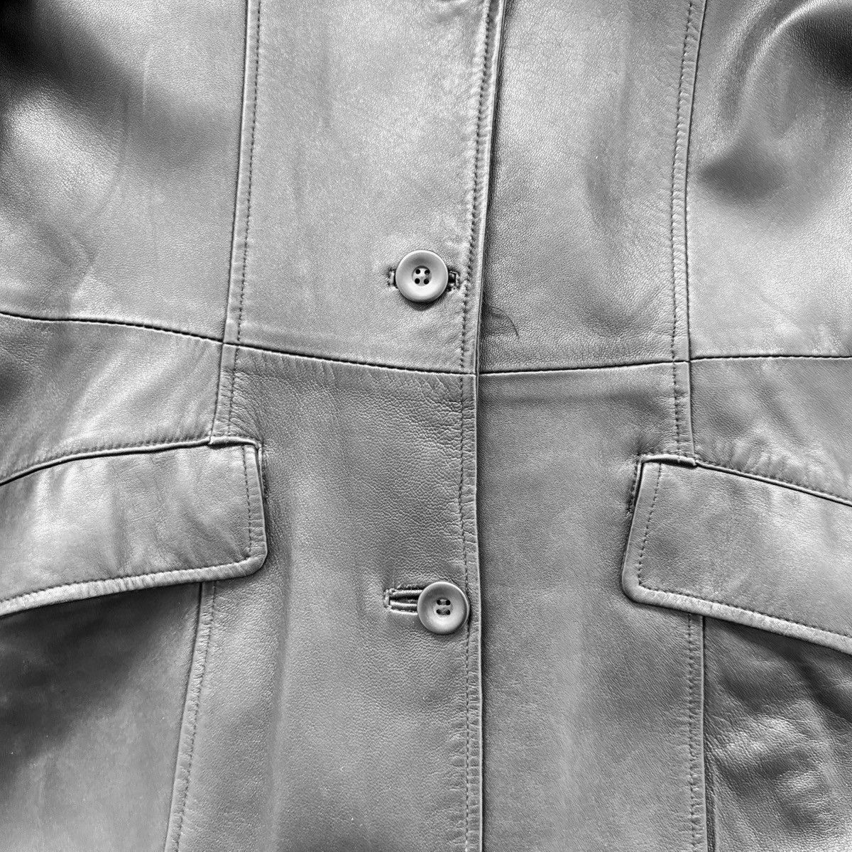 Vintage Iconic super long matrix leather coat Size M / US 6-8 / IT 42-44 - 9 Thumbnail