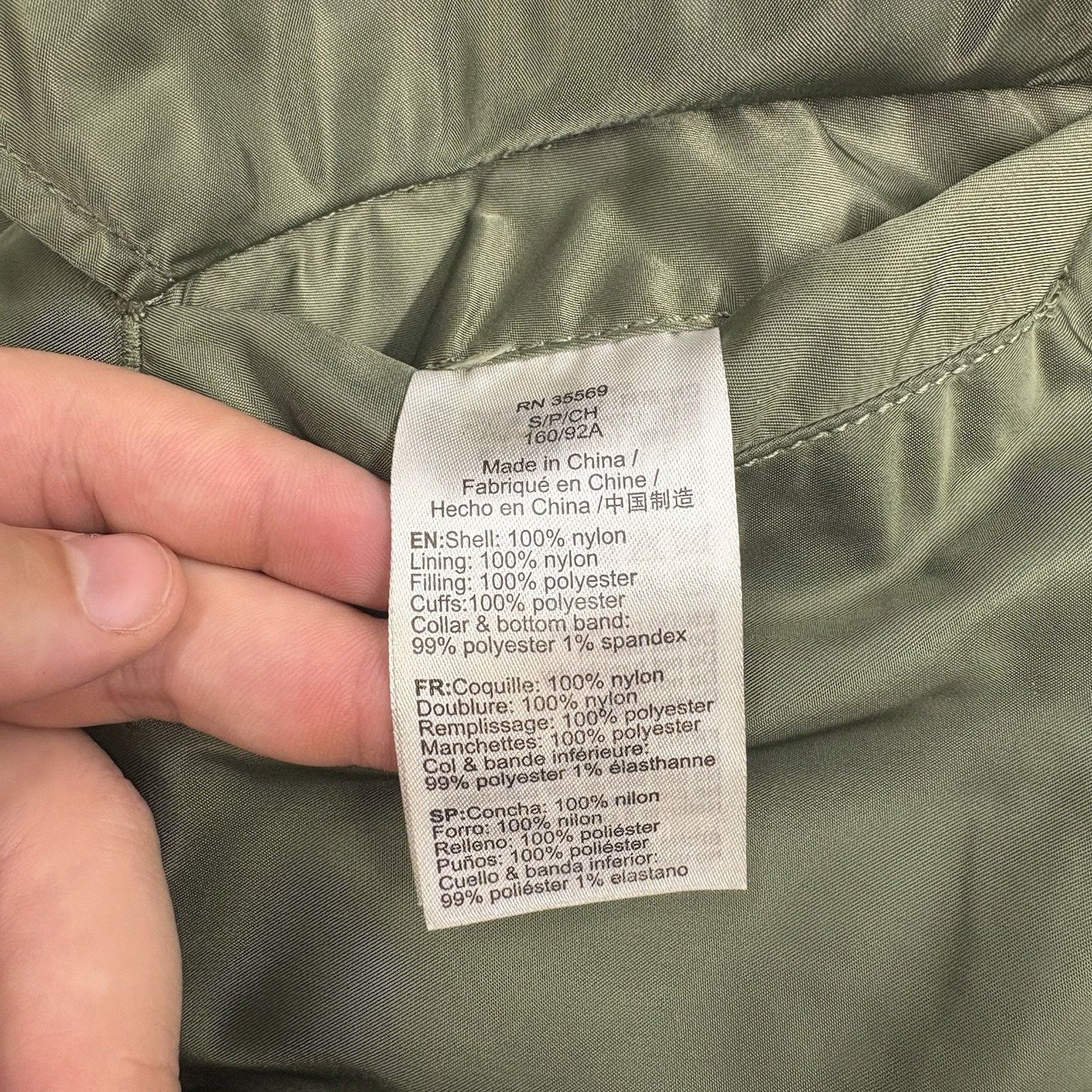 Alpha Industries Alpha Industries Bomber Jacket Mens Small Green USAF Size US S / EU 44-46 / 1 - 9 Thumbnail