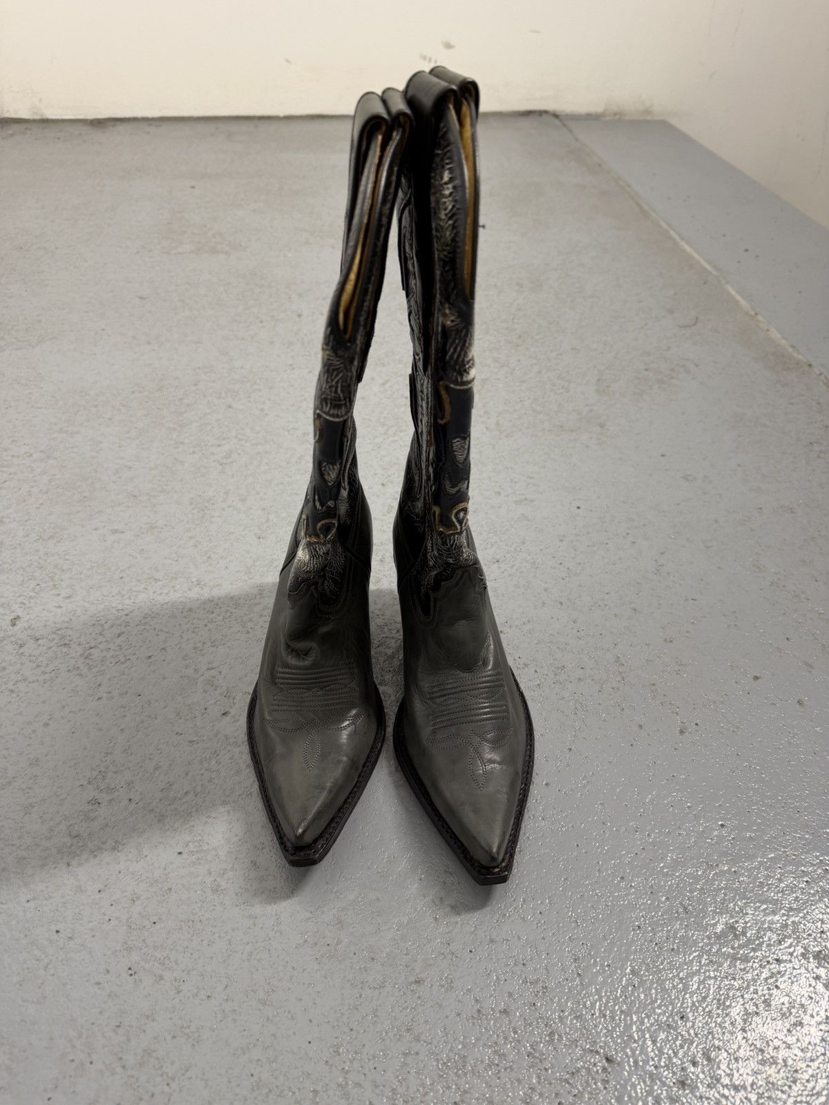 Sendra Sendra Leather Embroidered Leather Cowboy Boots Size US 7 / IT 37 - 7 Thumbnail