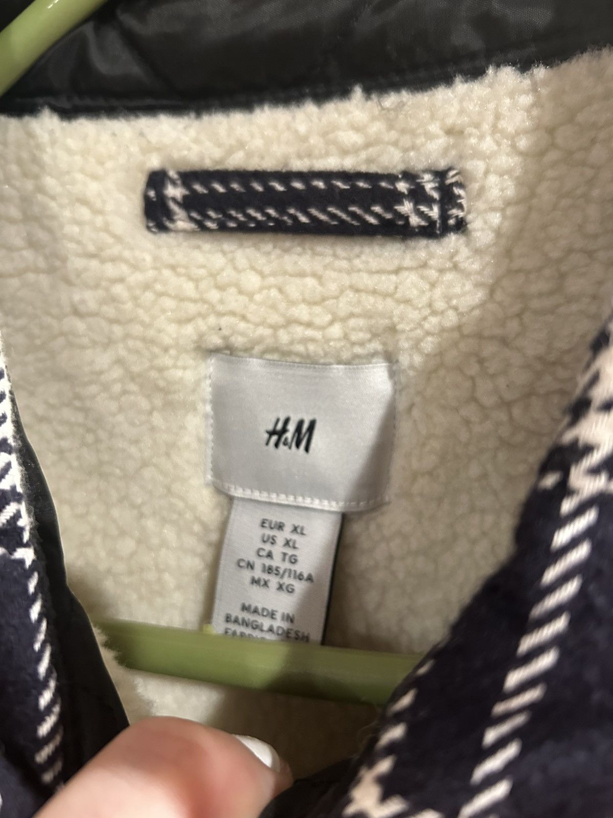 H&M H&M Plaid Mens Wool Outdoor Jacket Size XL Size US XL / EU 56 / 4 - 4 Thumbnail
