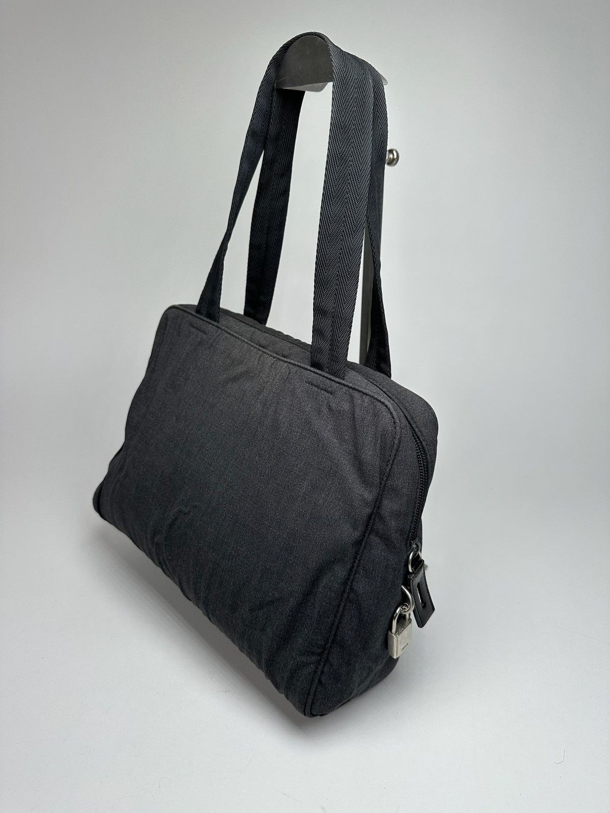 Prada Vintage Prada Sport AW1999 Canvas Bag Anthrazite Size ONE SIZE - 11 Thumbnail