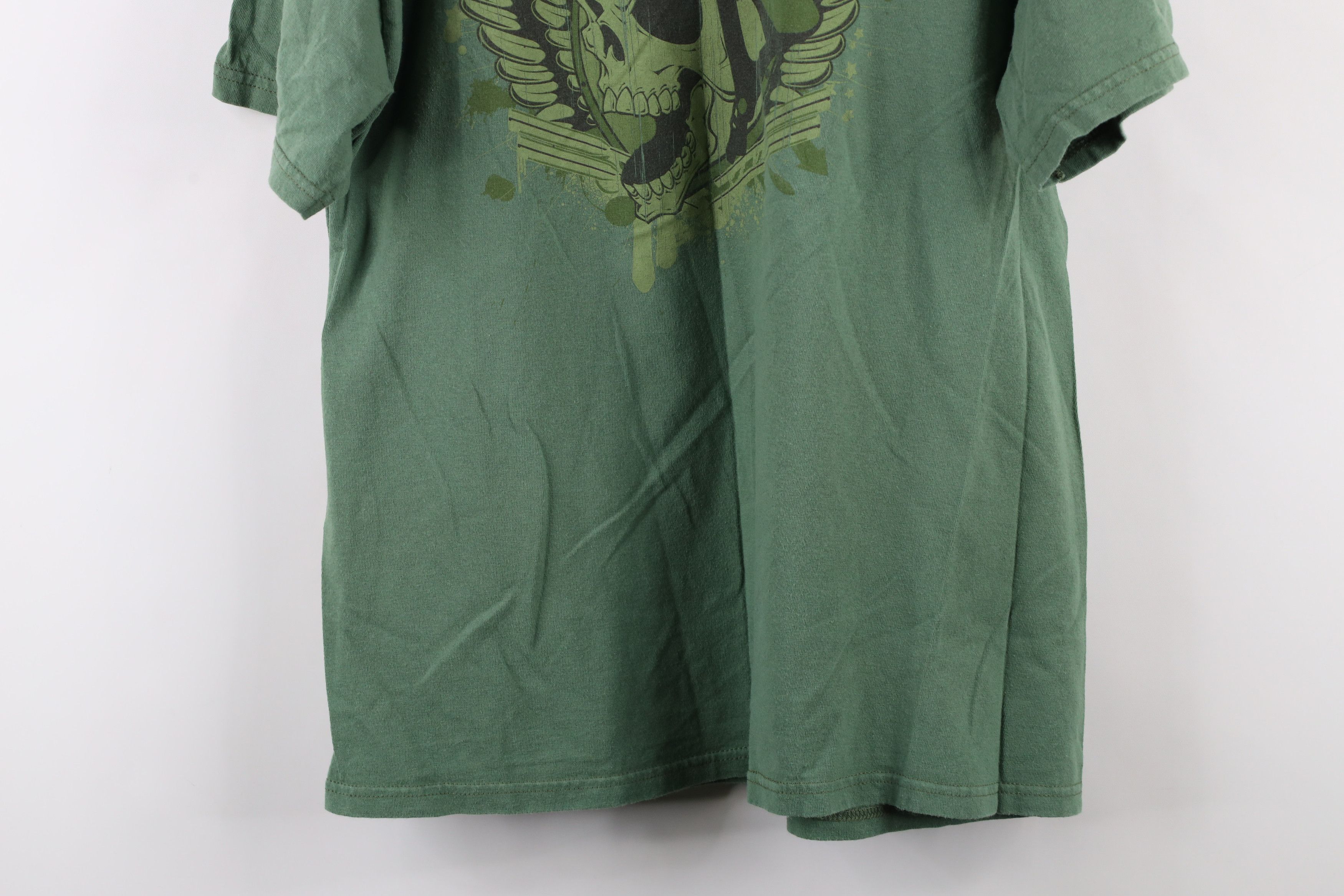 Vintage Vintage Spell Out Victory Motorcycles Skull Skeleton T-Shirt Size US L / EU 52-54 / 3 - 10 Thumbnail