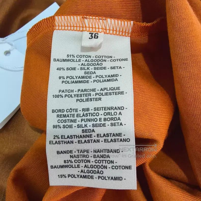 Hermes Hermes Orange Cashmere Knit Dress Size XS / US 0-2 / IT 36-38 - 4 Thumbnail