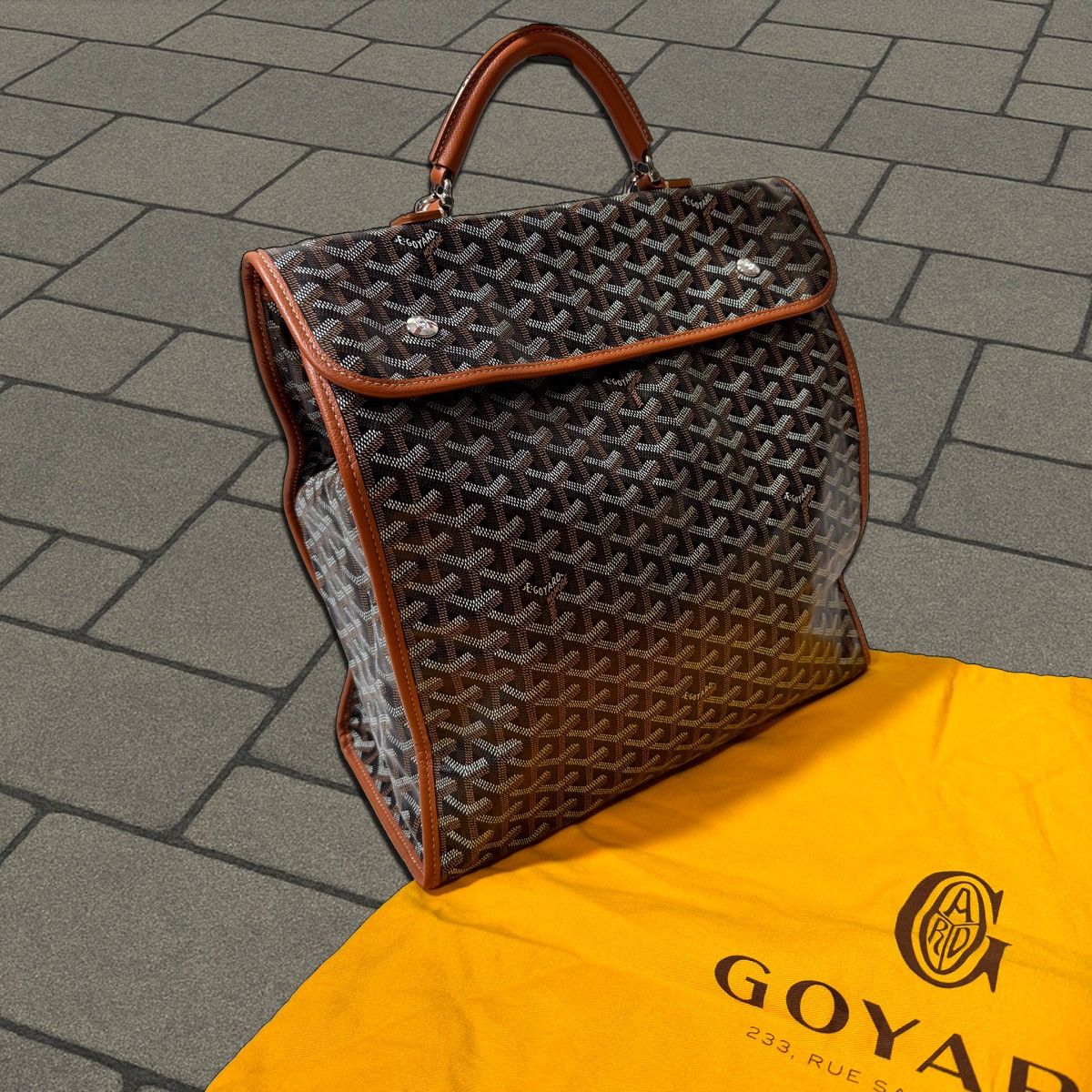 Goyard Goyard Brown Léger Backpack Size ONE SIZE - 1 Thumbnail