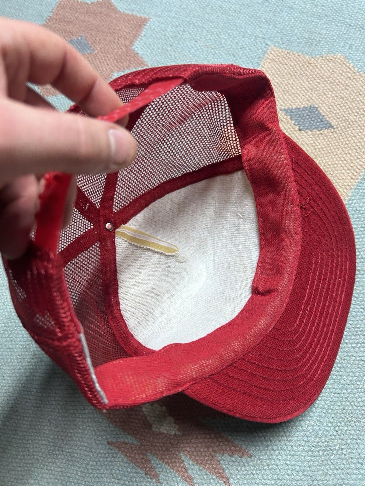 Vintage trucker hat WJRT TV ABC flint Saginaw bay city Michigan news Size ONE SIZE - 6 Thumbnail