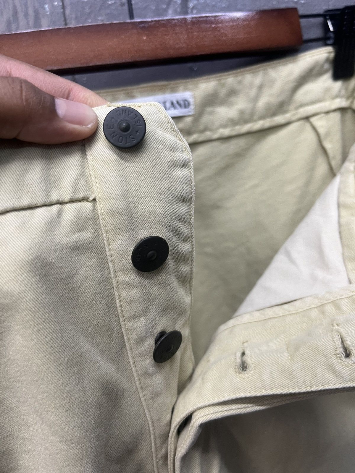 Stone Island Vintage Stone Island Khakis Pants Size 31" Size US 31 - 10 Thumbnail