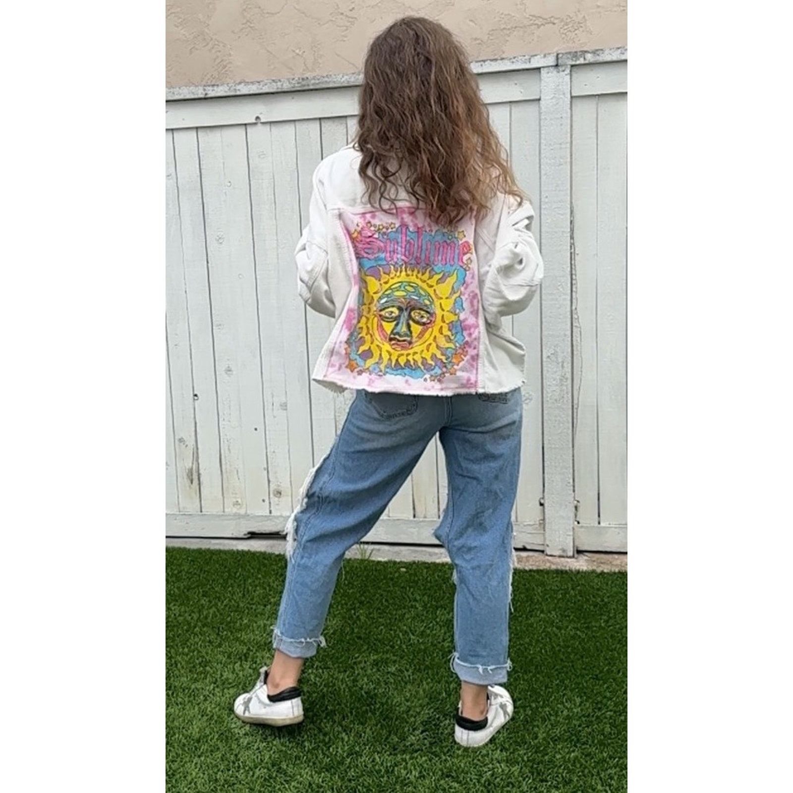 Forever 21 SUBLIME 90s Upcycled Retro Vtg Rhinestone Corduroy Jacket 3X Size 3XL / US 20-22 - 1 Thumbnail