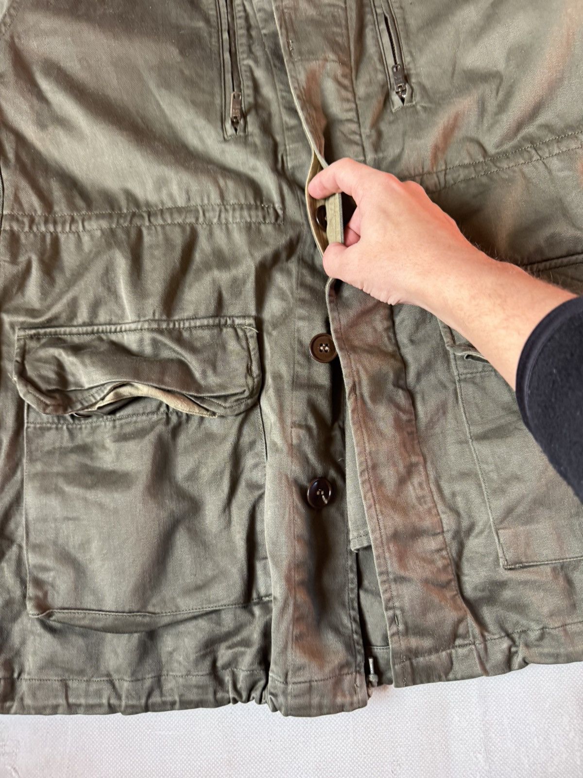 Vintage Vintage 60s-70s Belgian Army M64 Field Jacket Size US XL / EU 56 / 4 - 3 Thumbnail