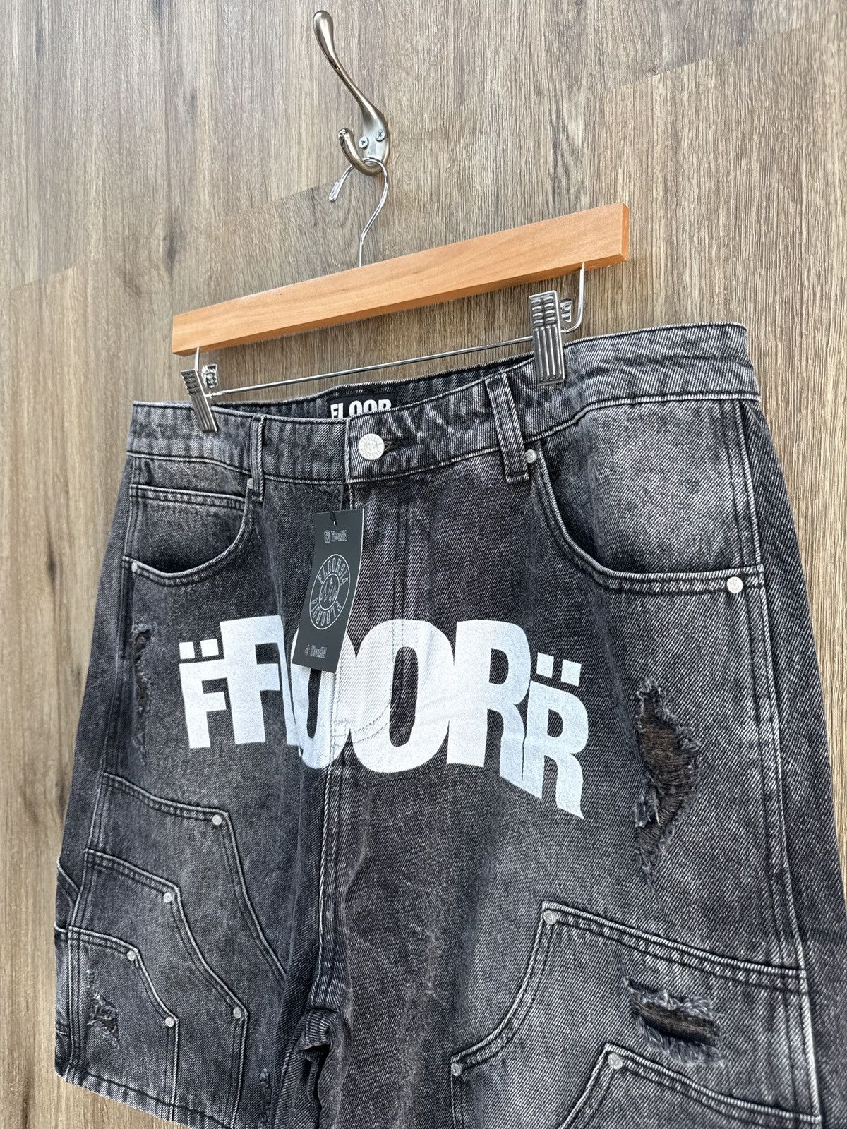 Other Ffloor Denim Shorts Size US 34 / EU 50 - 3 Thumbnail