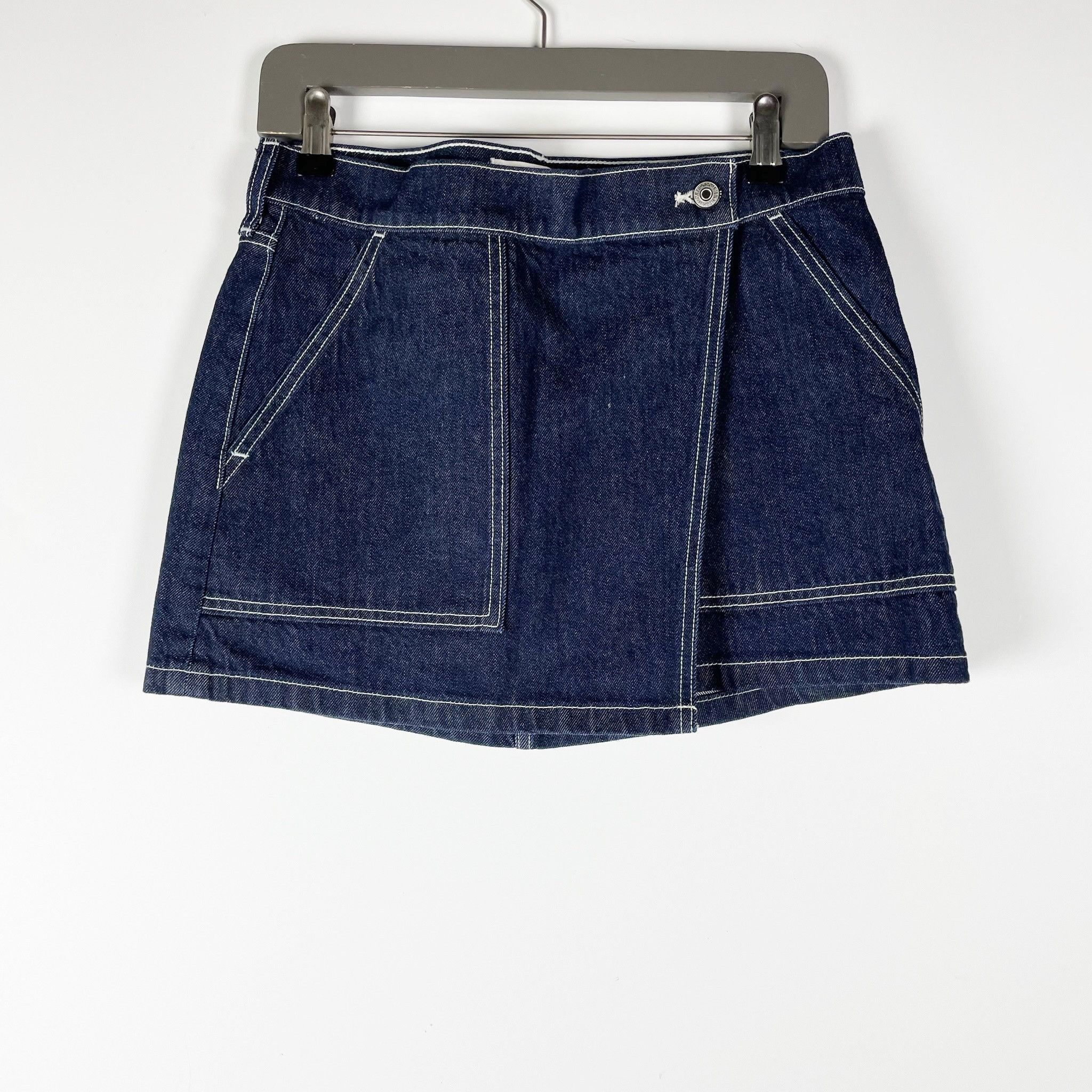 Abercrombie & Fitch Abercrombie & Fitch Cotton Denim Foldover Size 26" / US 2 / IT 38 - 1 Thumbnail