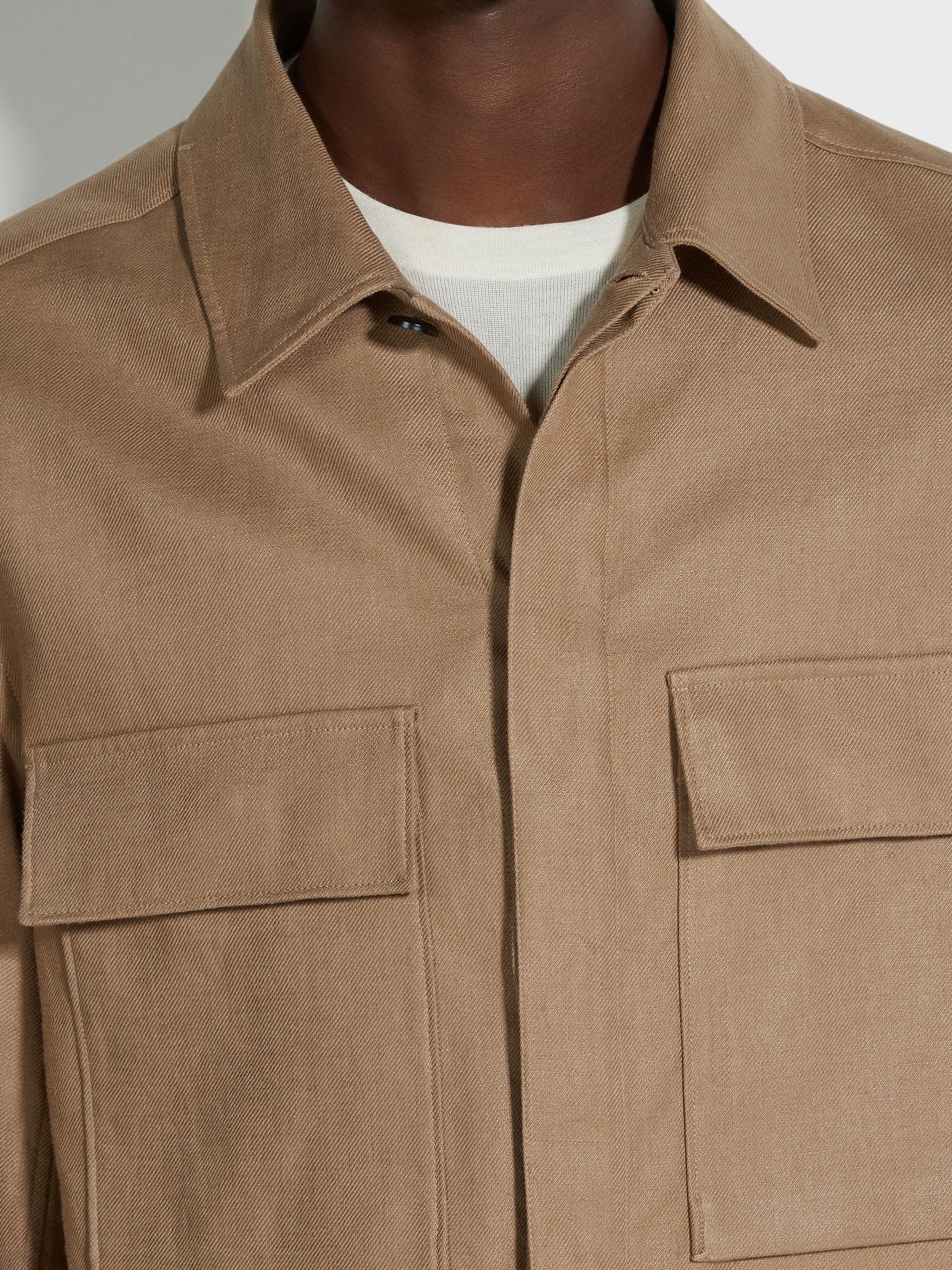 Ermenegildo Zegna o1s1rm0225 RUDV60A7 Jacket in Brown Size US XXL / EU 58 / 5 - 3 Thumbnail