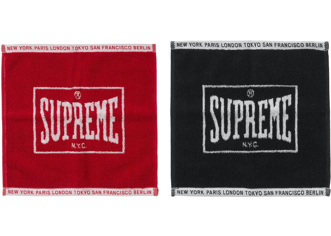Supreme Supreme Imabari Square Mini Towels Set of 2 Size ONE SIZE - 2 Thumbnail