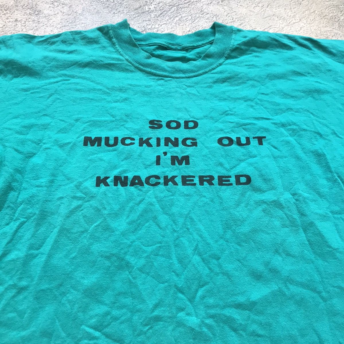 Vintage Vintage 90s Sun Faded Graphic Tee Funny Print Skate Baggy M Size US M / EU 48-50 / 2 - 2 Thumbnail