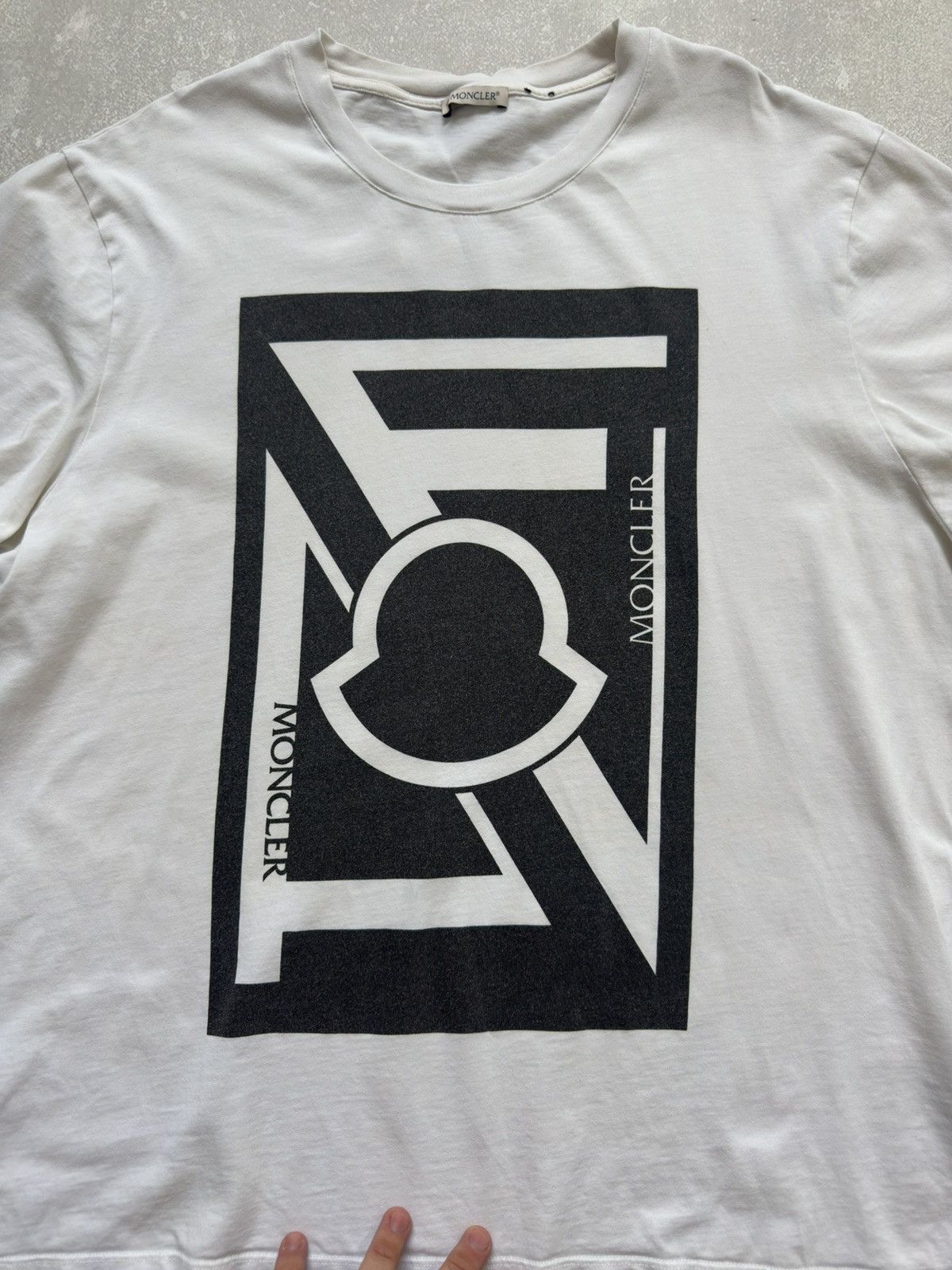 Moncler Moncler Craig Green Maglia Graphic Print T-Shirt White 