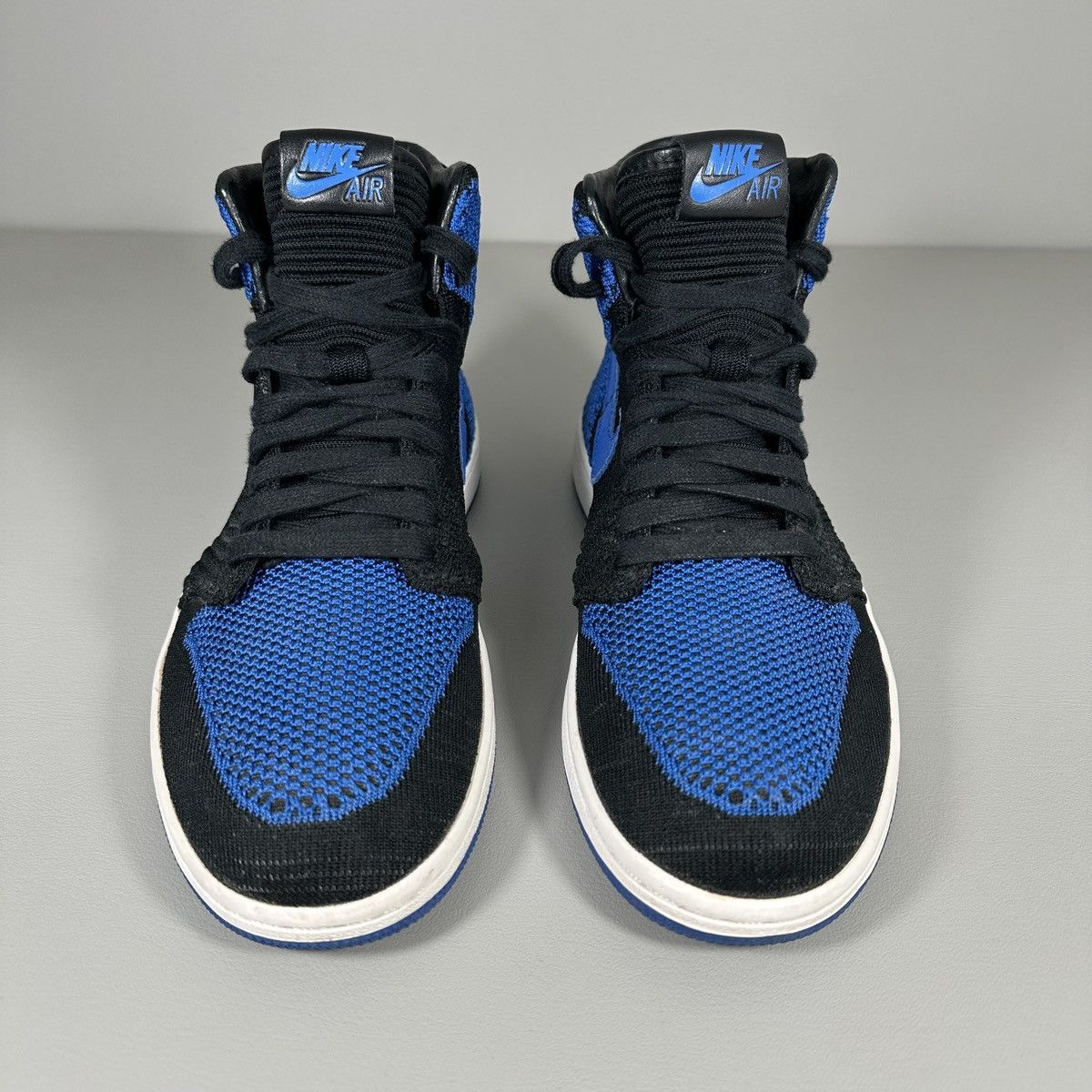 Nike Nike Air Jordan 1 Retro Hi Flyknit Black Game Royal Sneakers Size US 8 / EU 41 - 5 Thumbnail