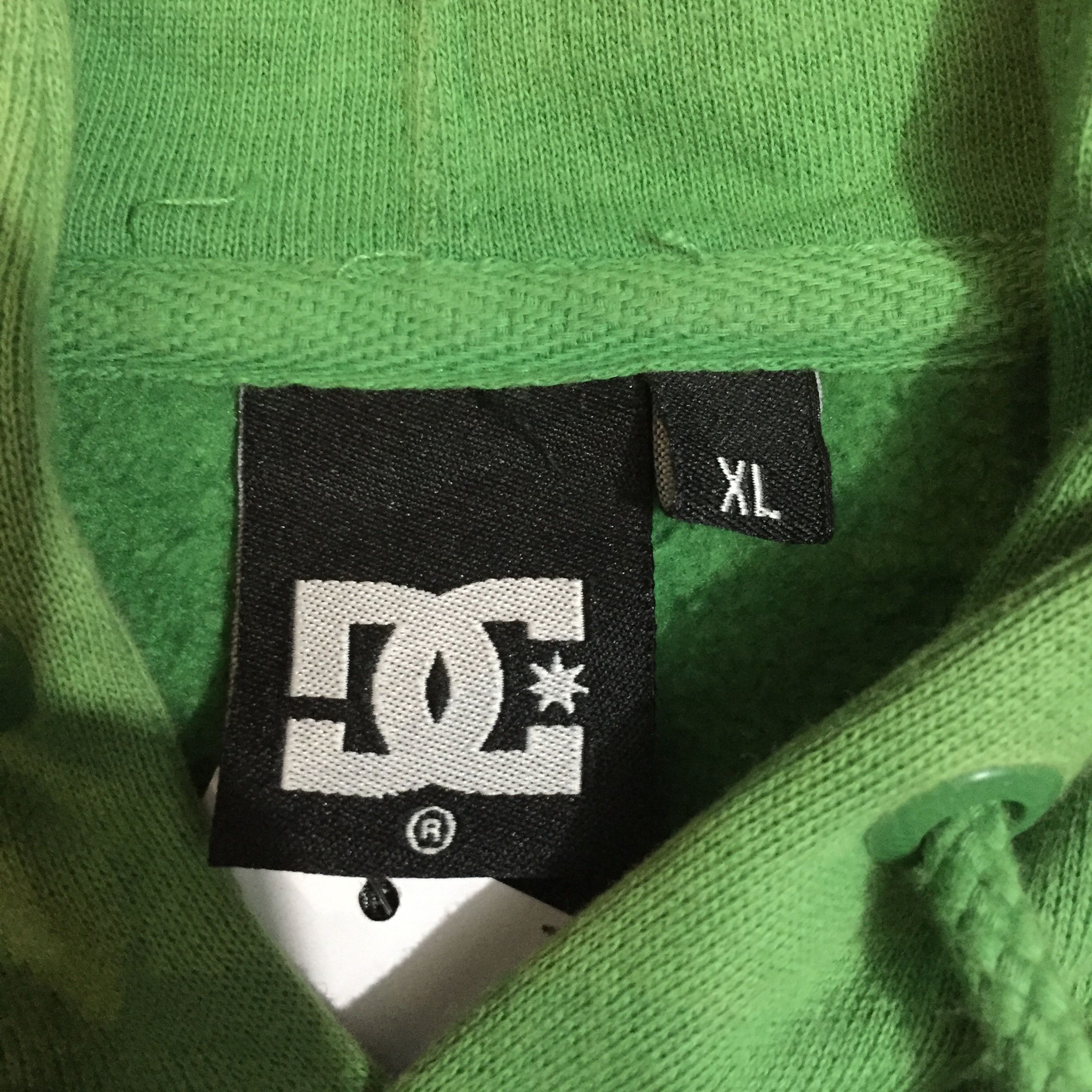 DC DC Shoes Logo Hoodie Green Size US XL / EU 56 / 4 - 4 Thumbnail