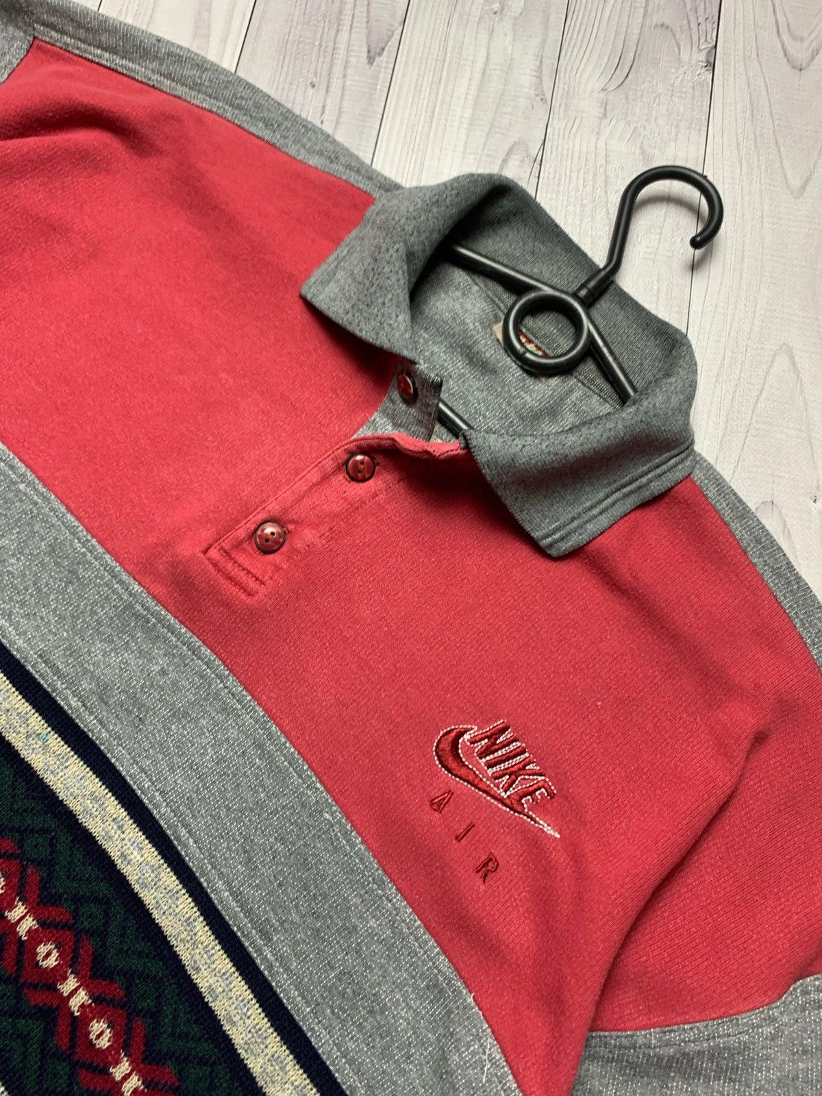 Nike × Vintage Vintage Nike sweatshirt/sweater logo rare Size US L / EU 52-54 / 3 - 4 Thumbnail