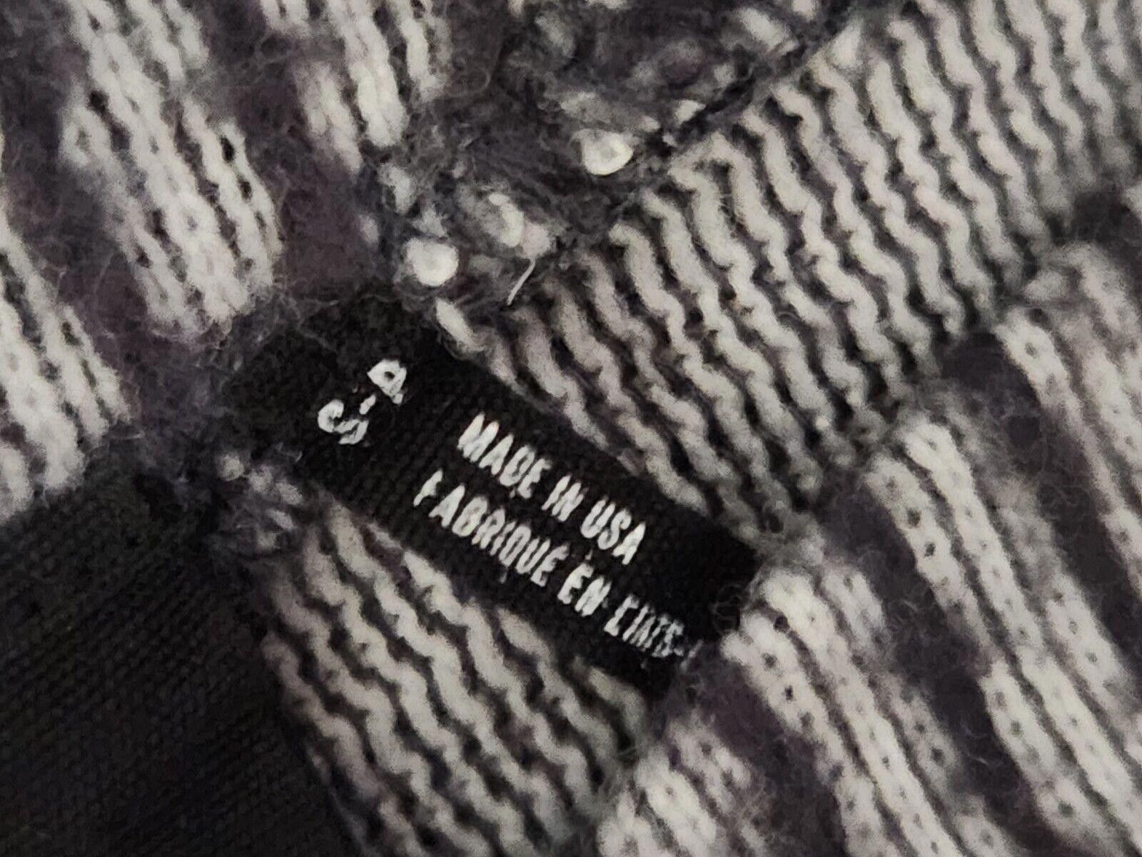 Designer Out From Under Amelia Striped Sweater Mockneck Small Blue Size S / US 4 / IT 40 - 4 Thumbnail