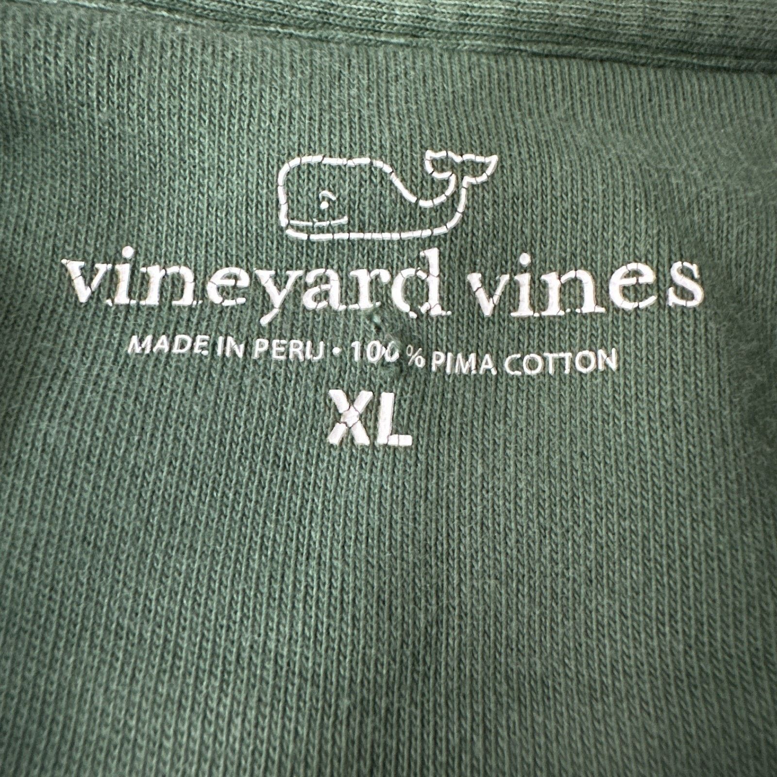 Vineyard Vines Vineyard Vines 1/4 Zip Sweatshirt Men’s XL Blue Pima Cotton Size US XL / EU 56 / 4 - 5 Thumbnail
