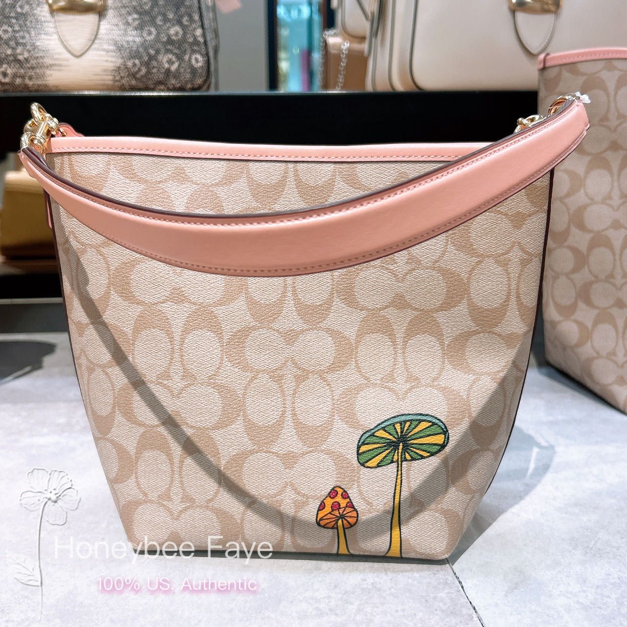 Coach Observed By Us City Bucket Bag In Signature Canvas Size ONE SIZE - 3 Thumbnail