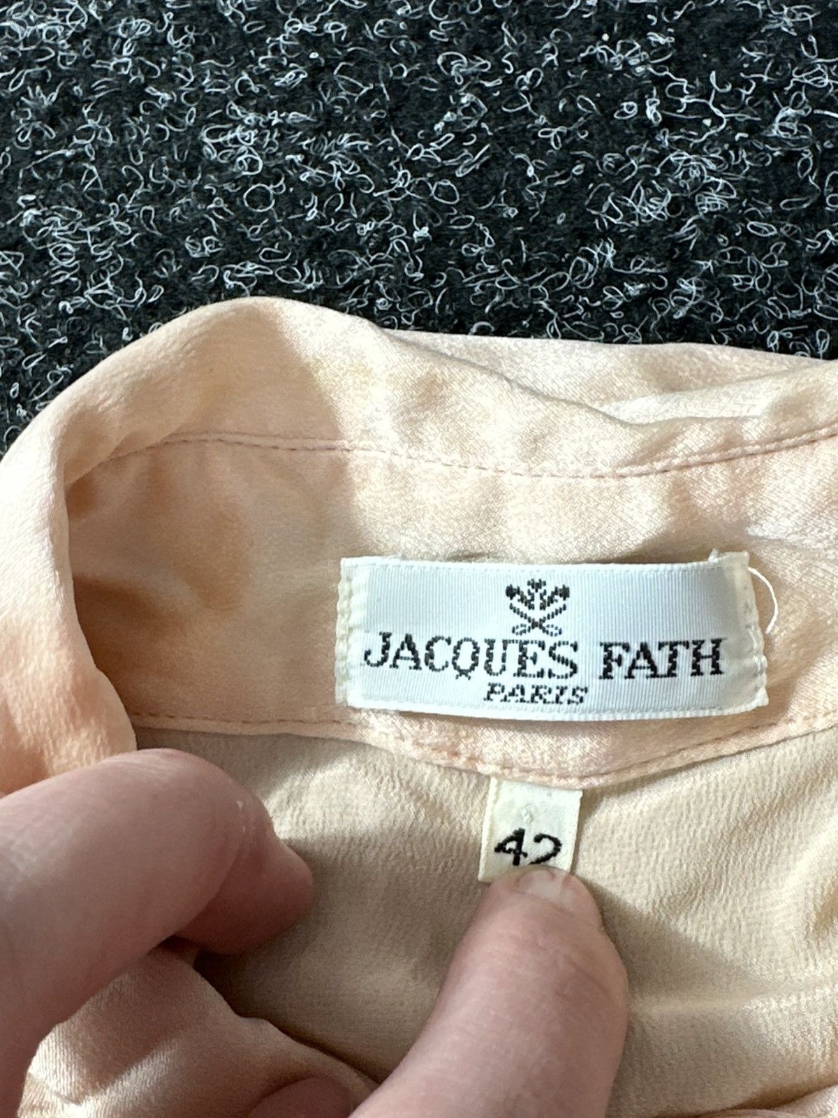 Designer ARHIVE JACQUES FATH 🚨 OVERLUXURY VINTAGE WMN SHIRT silk Size M / US 6-8 / IT 42-44 - 5 Thumbnail