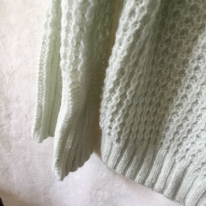 Anthropologie Anthropologie Maeve Mint Bell-Sleeve Sweater Size S / US 4 / IT 40 - 11 Thumbnail